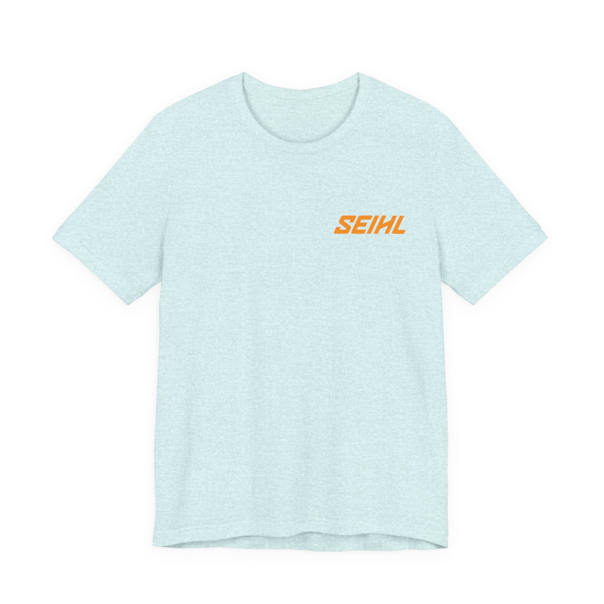 Chainsaw Seihl Cartoon Tee — 'SEIHL' Graphic Short Sleeve T-Shirt