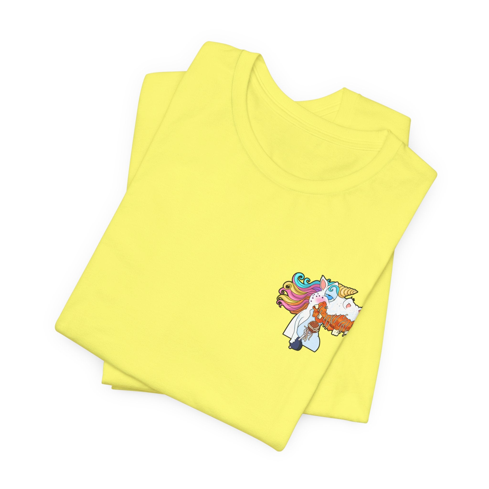 Unicorn Pasta Tee — "Magical Pisketti" Graphic T-Shirt