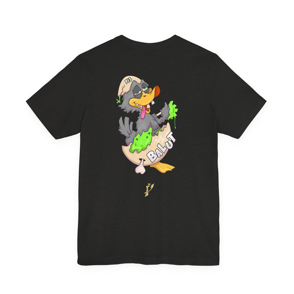 Balut Duck Graphic Tee — Cute Cartoon Egg & Duck Design