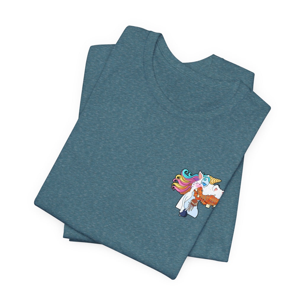 Unicorn Pasta Tee — "Magical Pisketti" Graphic T-Shirt