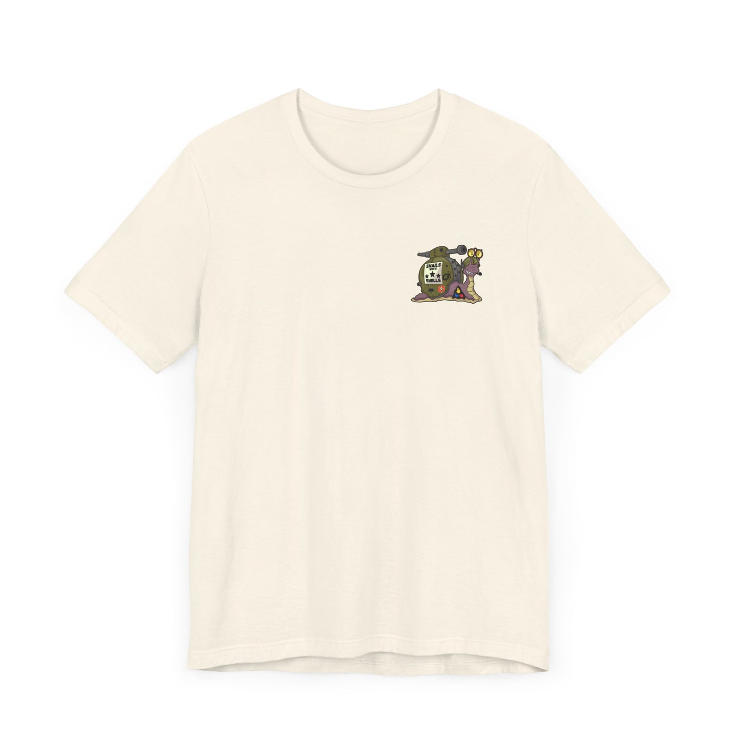 Soldier Snail w/ Logo on Front Unisex Jersey Short Sleeve Tee