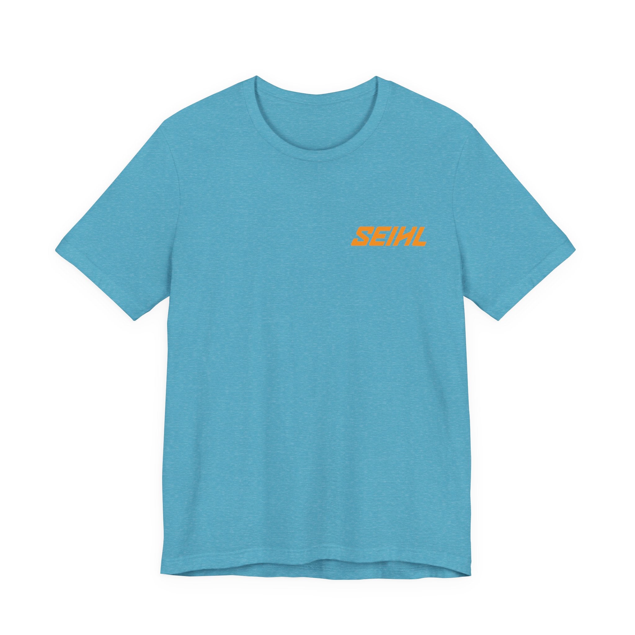 Chainsaw Seihl Cartoon Tee — 'SEIHL' Graphic Short Sleeve T-Shirt