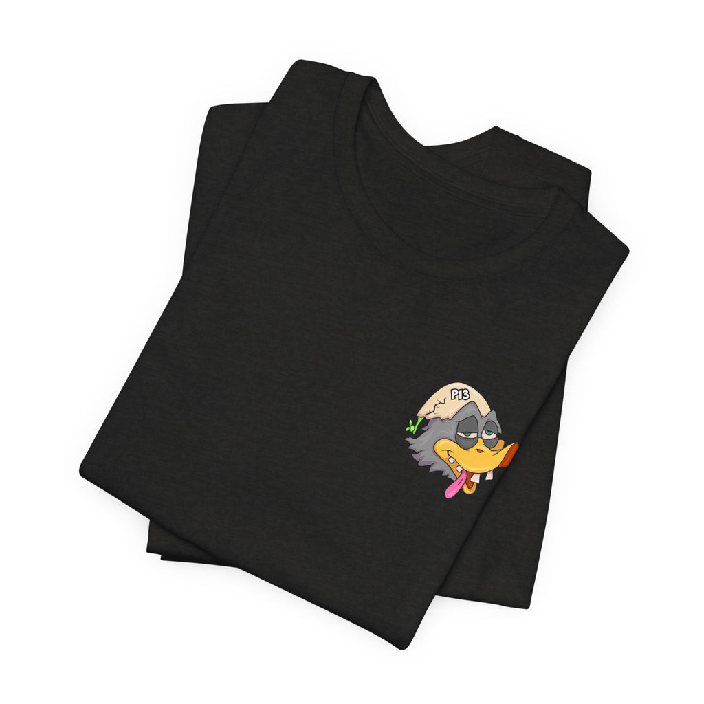 Balut Duck Graphic Tee — Cute Cartoon Egg & Duck Design