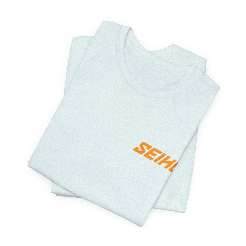 Chainsaw Seihl Cartoon Tee — 'SEIHL' Graphic Short Sleeve T-Shirt