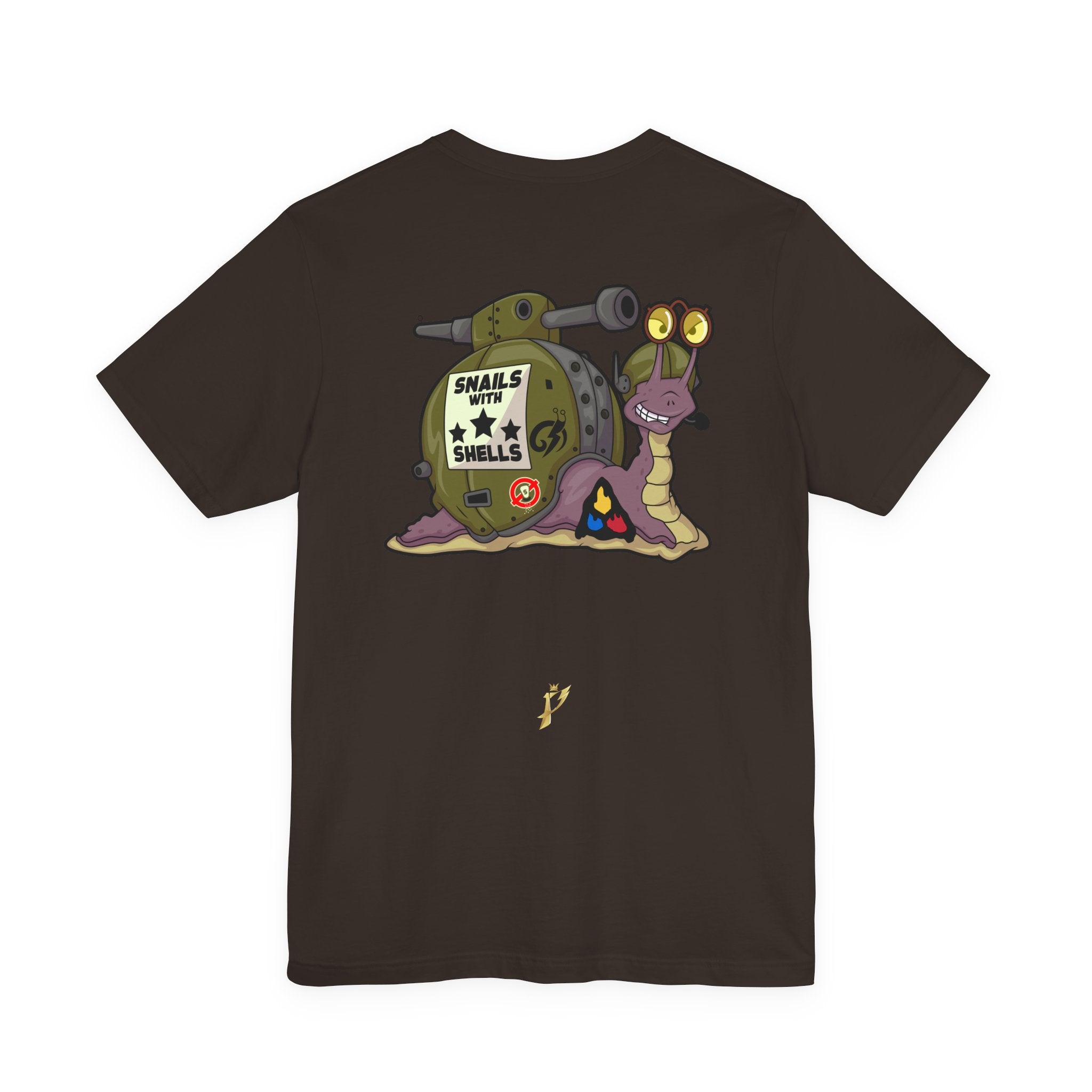 Snails With Shells Tank T-Shirt — Cute Military Snail Graphic Tee