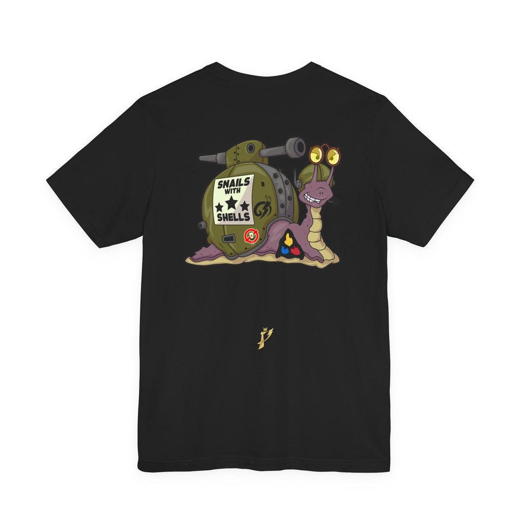 Snails With Shells Tank T-Shirt — Cute Military Snail Graphic Tee