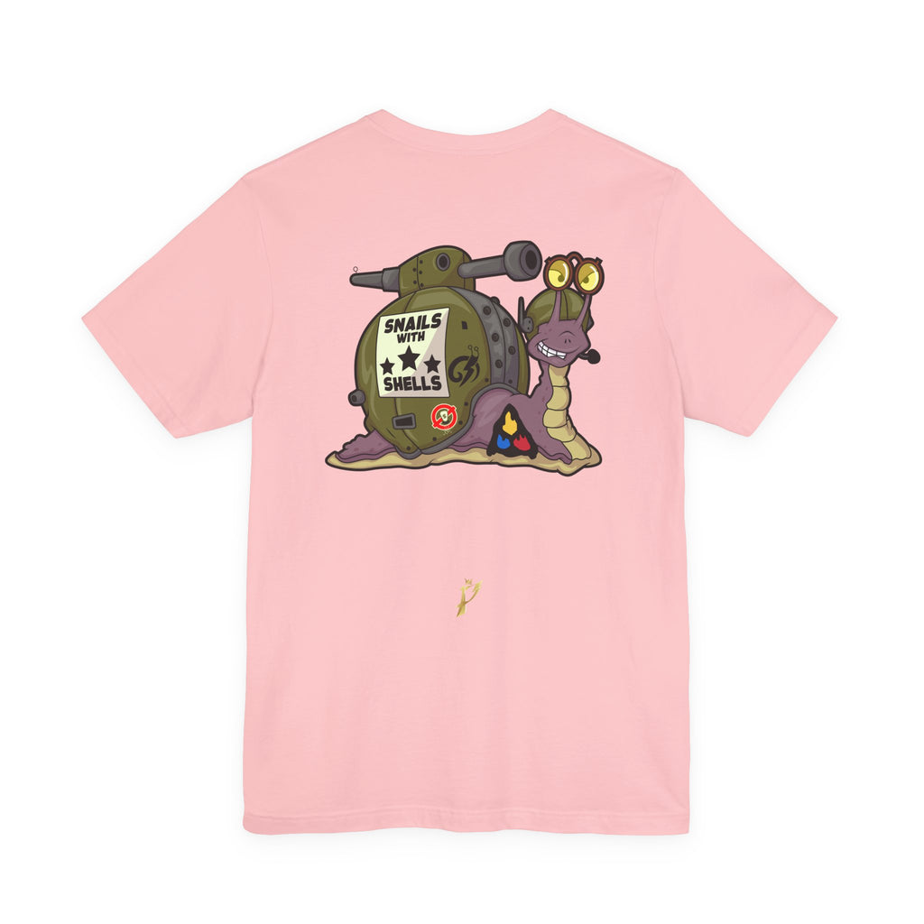 Snails With Shells Tank T-Shirt — Cute Military Snail Graphic Tee