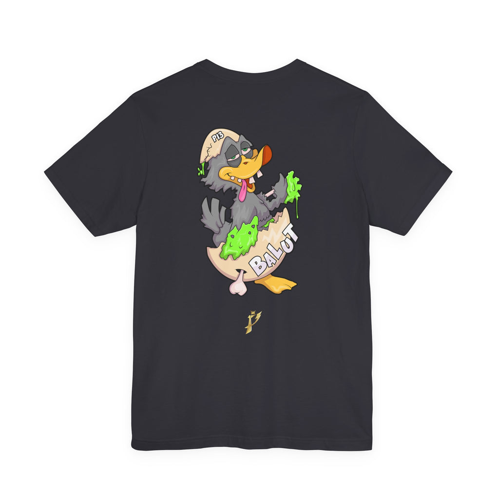 Balut Duck Graphic Tee — Cute Cartoon Egg & Duck Design