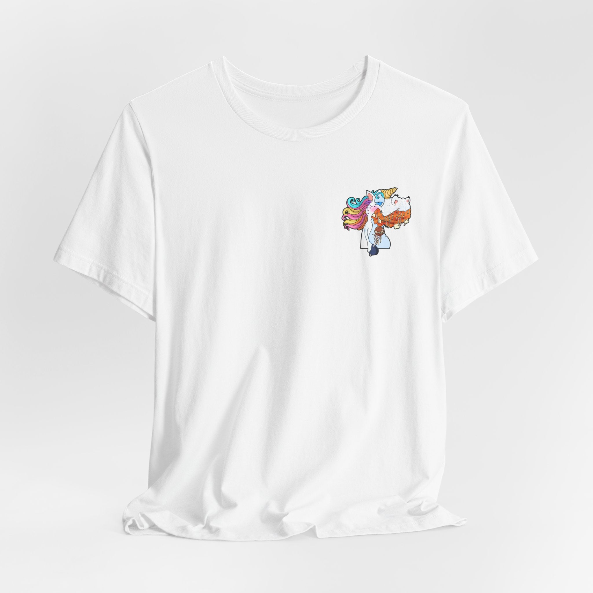 Unicorn Pasta Tee — "Magical Pisketti" Graphic T-Shirt