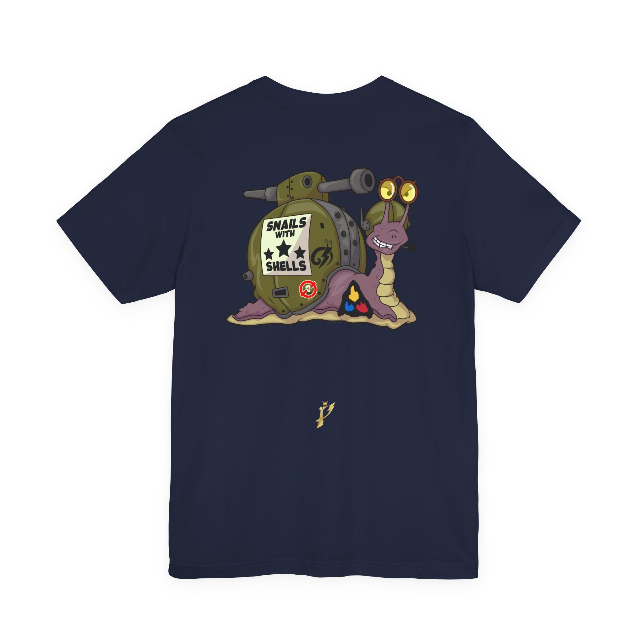 Snails With Shells Tank T-Shirt — Cute Military Snail Graphic Tee
