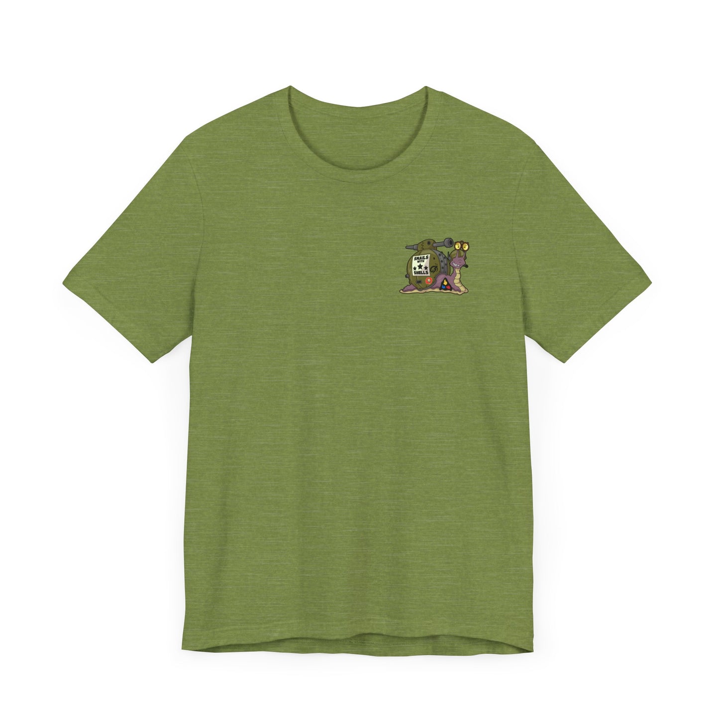 Soldier Snail w/ Logo on Front Unisex Jersey Short Sleeve Tee