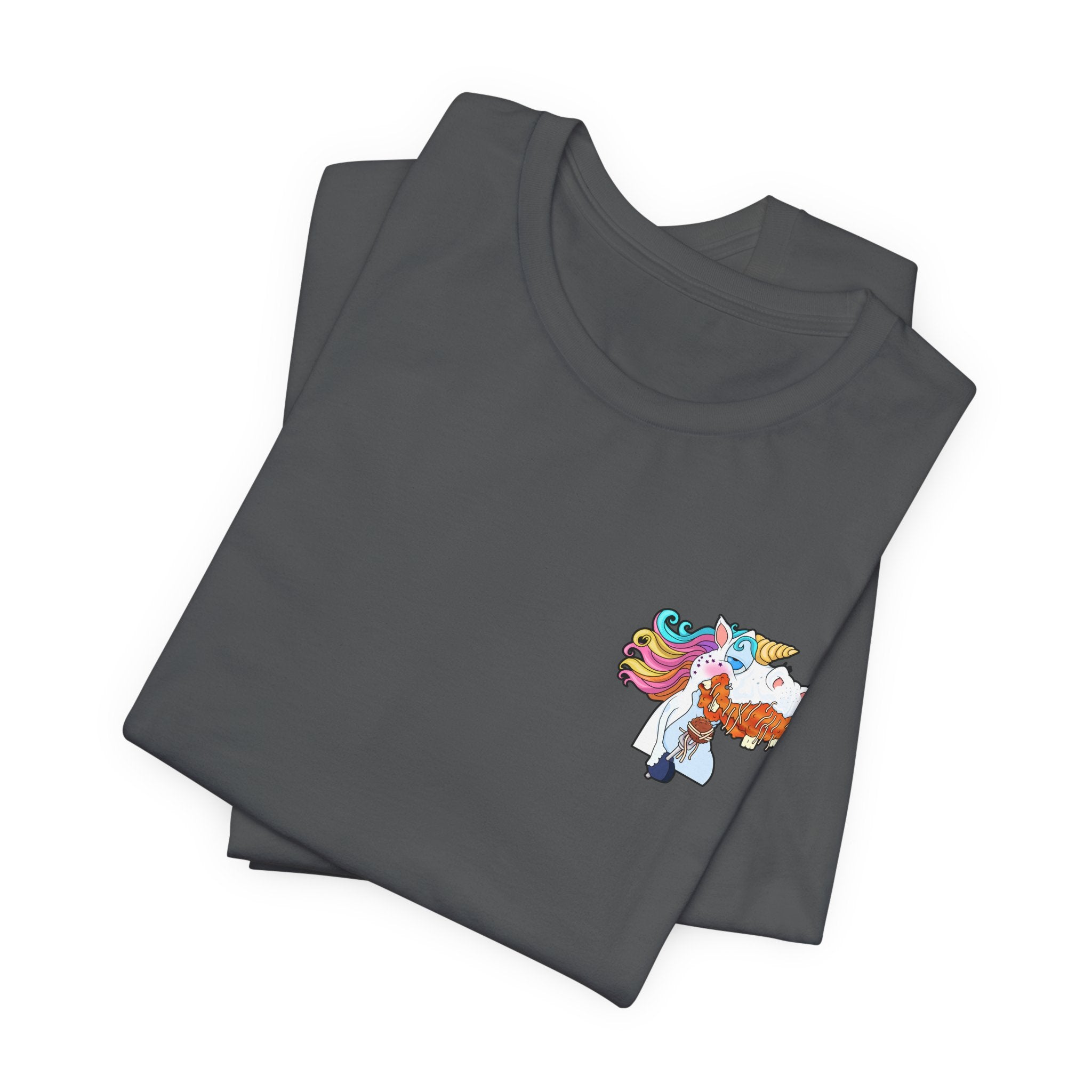 Unicorn Pasta Tee — "Magical Pisketti" Graphic T-Shirt