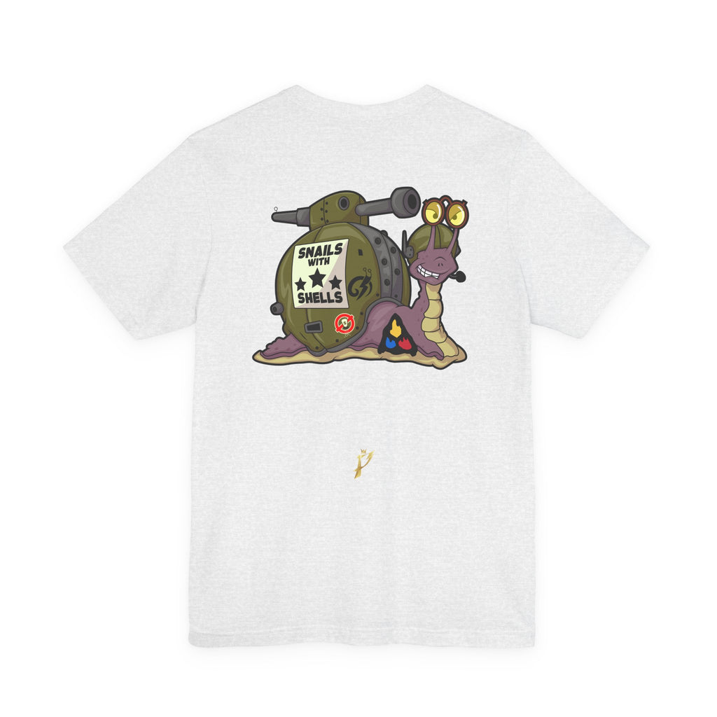 Snails With Shells Tank T-Shirt — Cute Military Snail Graphic Tee
