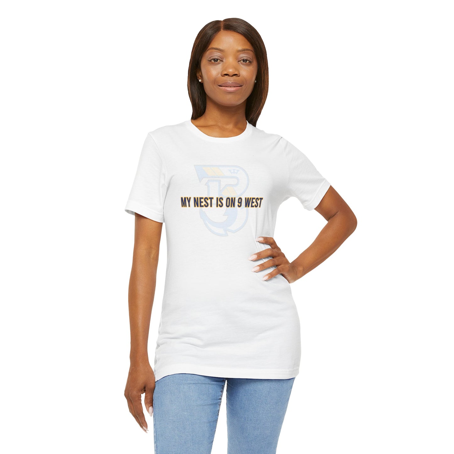 Hedgesville Nest of 9 West Front Slogan Unisex Jersey Short Sleeve Tee