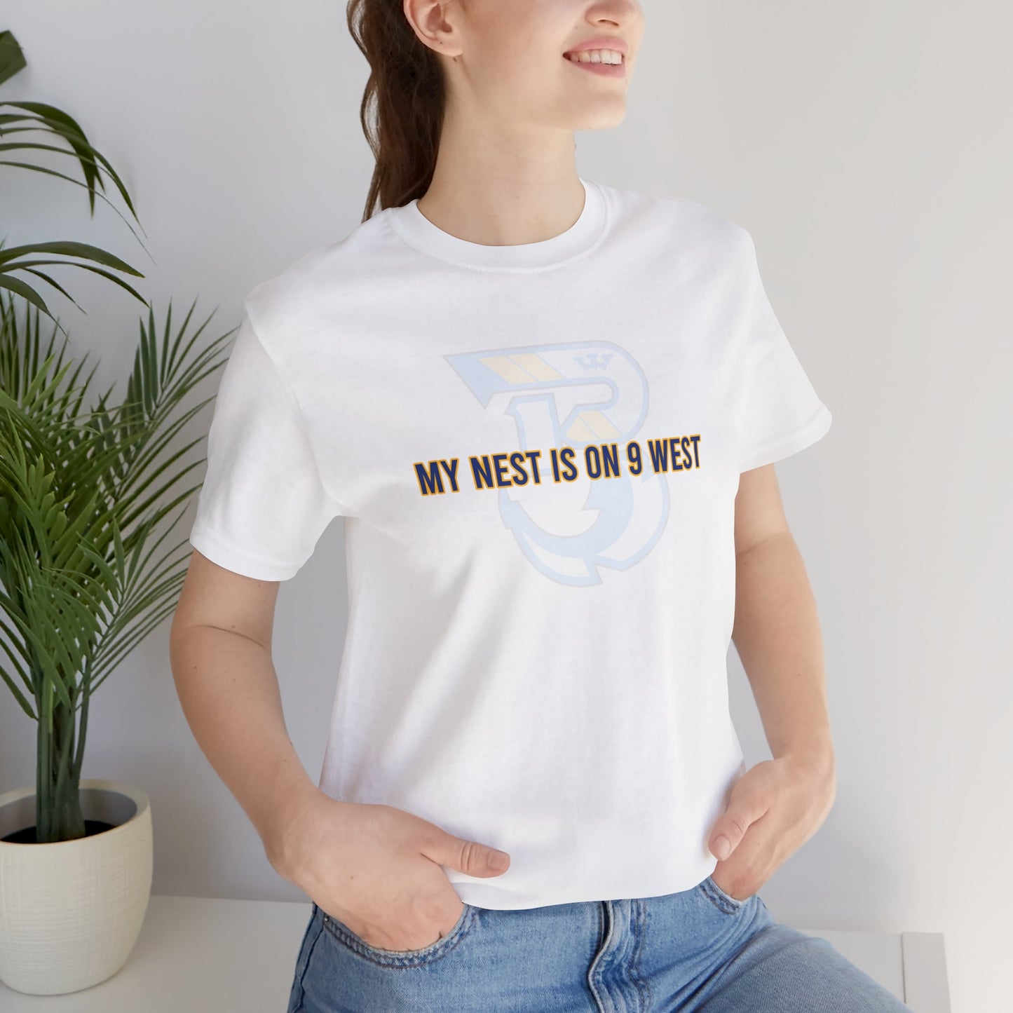 Hedgesville Nest of 9 West Front Slogan Unisex Jersey Short Sleeve Tee