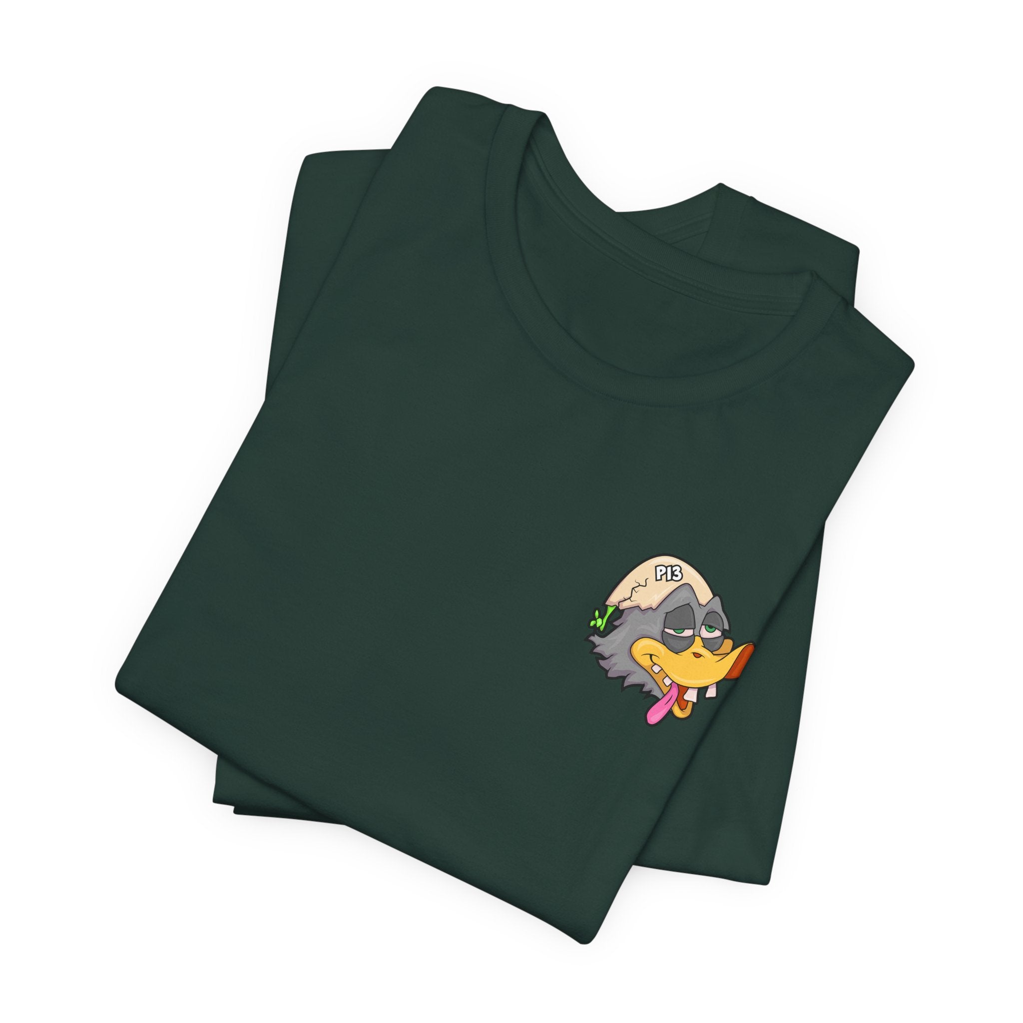 Balut Duck Graphic Tee — Cute Cartoon Egg & Duck Design