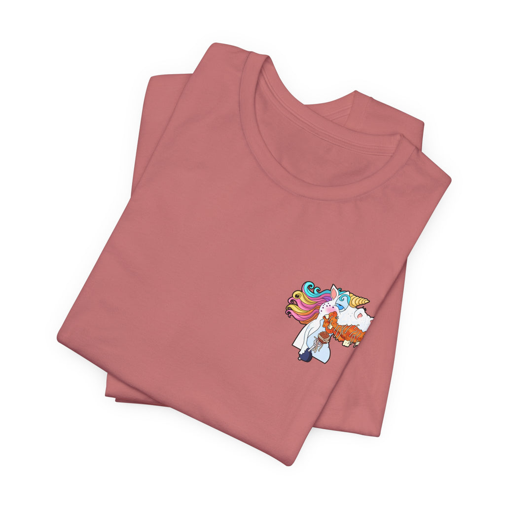 Unicorn Pasta Tee — "Magical Pisketti" Graphic T-Shirt
