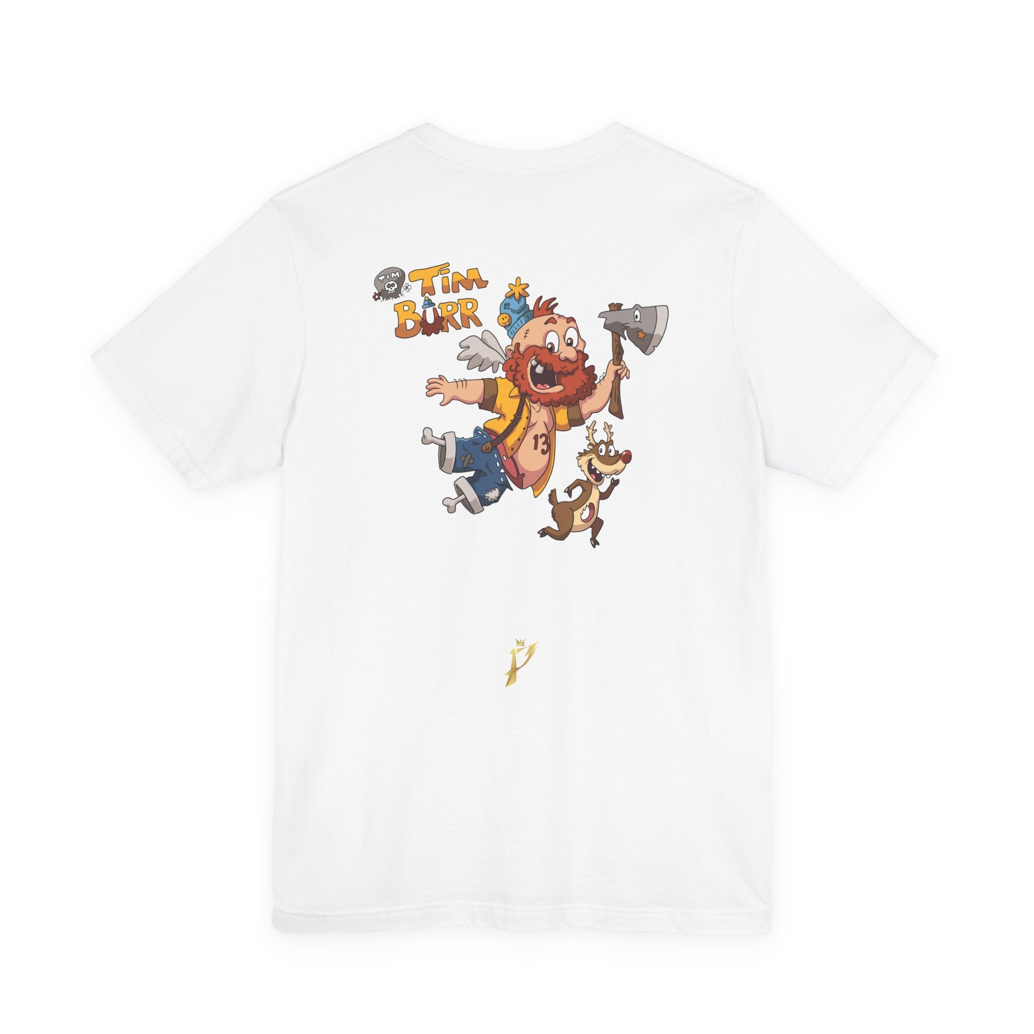 Timber Bear Graphic Tee – Lumberjack Cartoon T‑Shirt