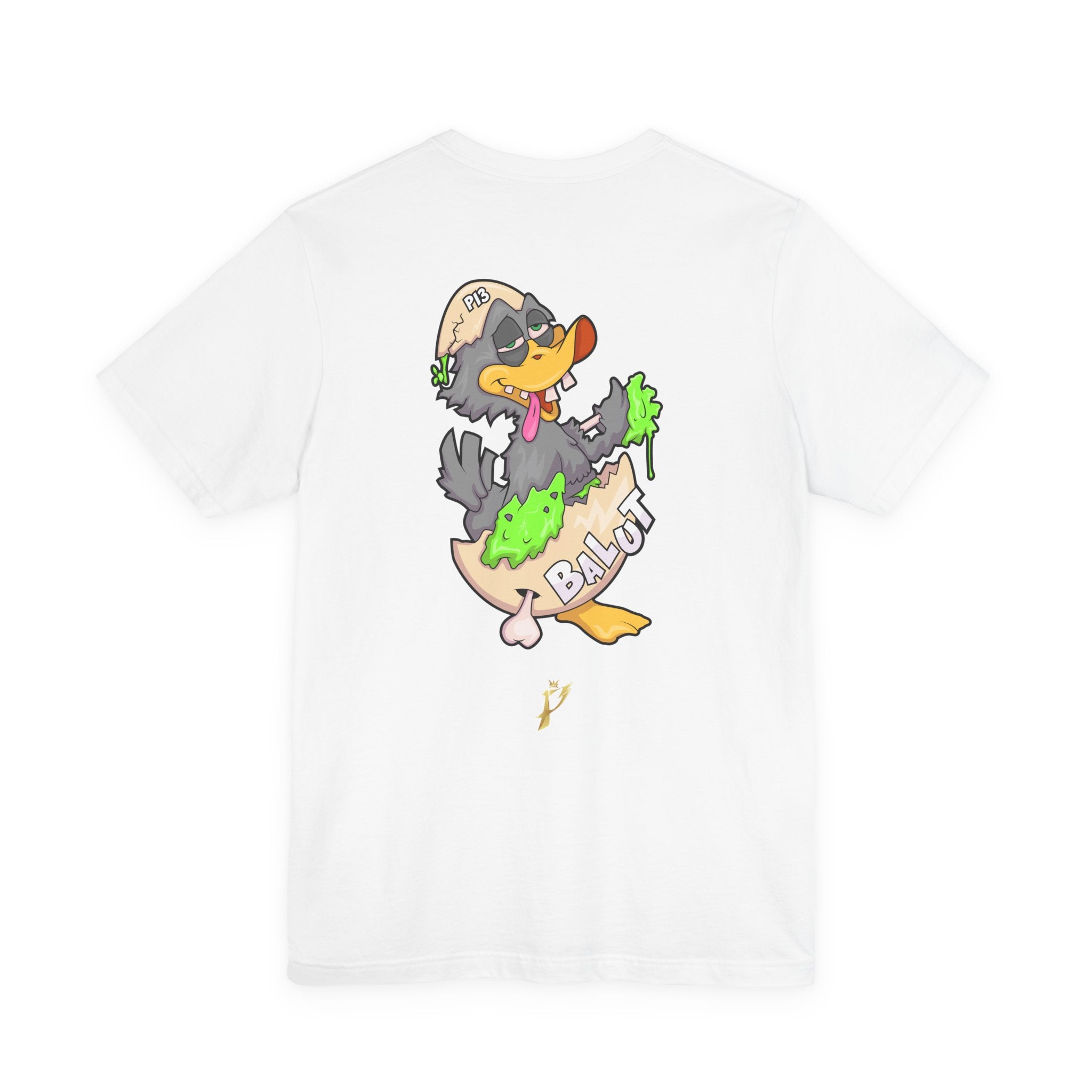 Balut Duck Graphic Tee — Cute Cartoon Egg & Duck Design