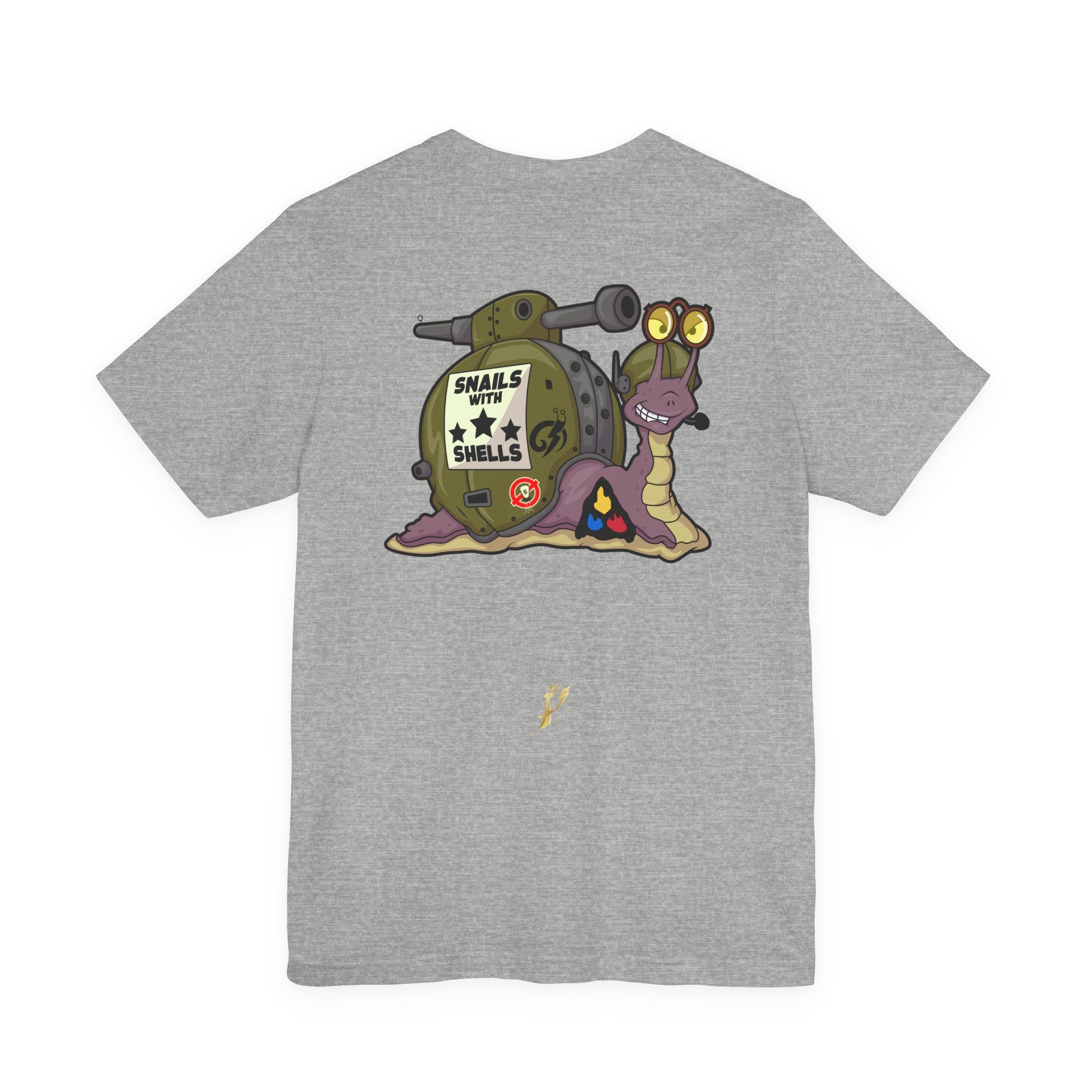 Snails With Shells Tank T-Shirt — Cute Military Snail Graphic Tee
