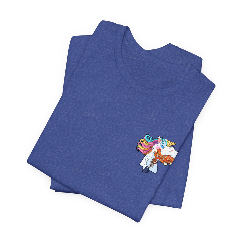 Unicorn Pasta Tee — "Magical Pisketti" Graphic T-Shirt