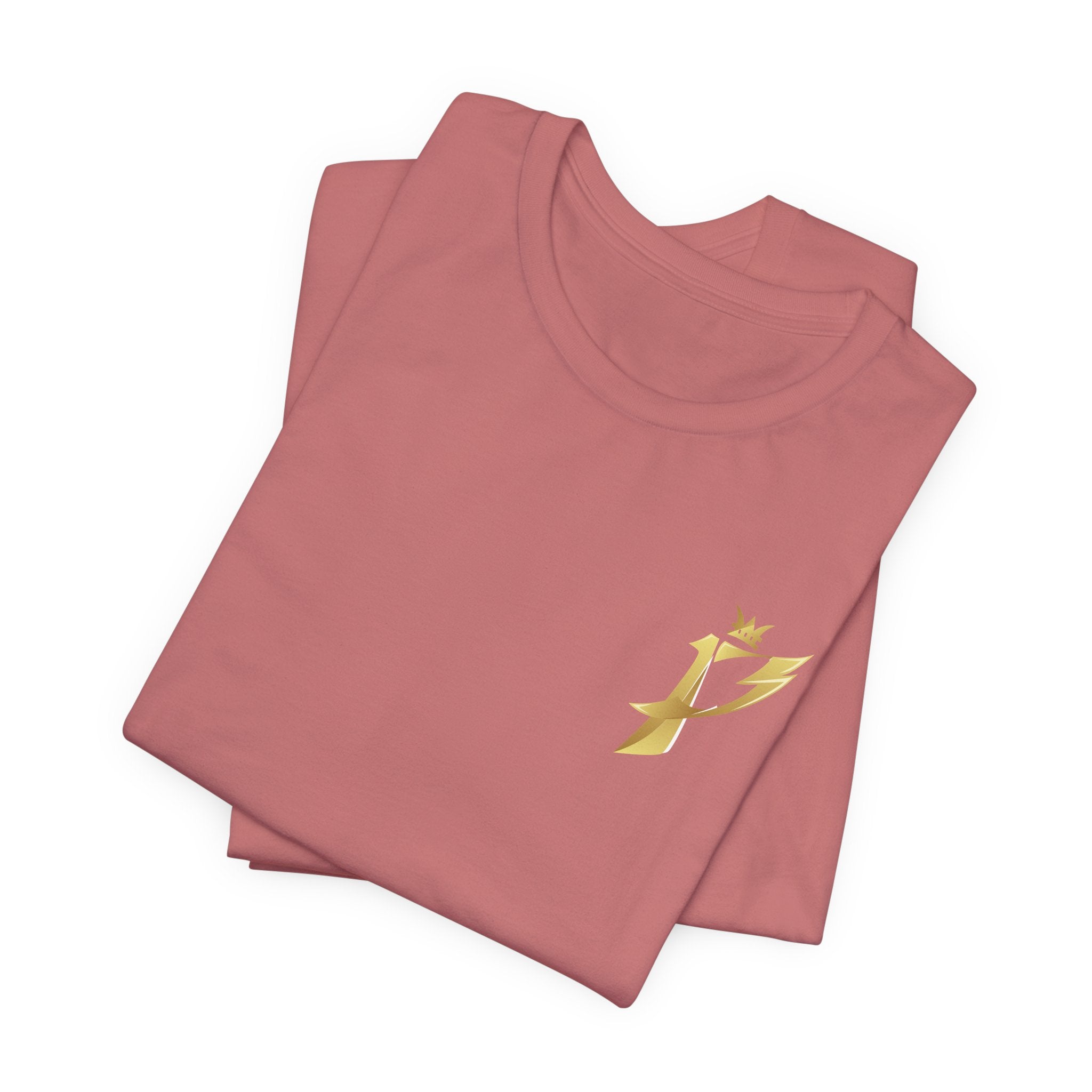 Gold Crowned P Monogram Tee