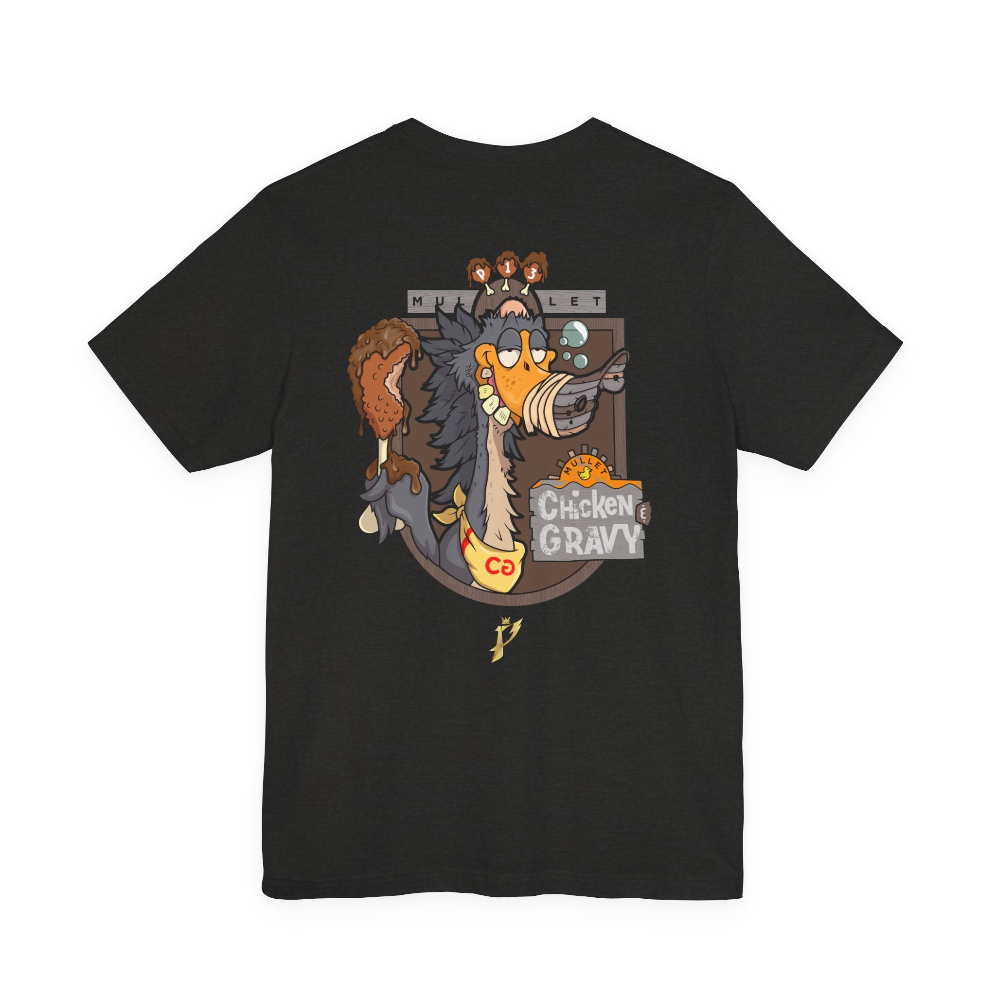 Chicken & Gravy Band Tee — Vintage Rock Music Graphic T-Shirt