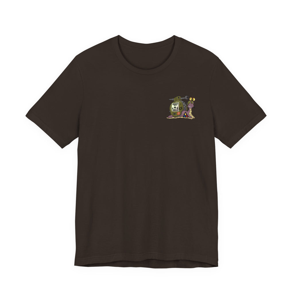 Snails With Shells Tank T-Shirt — Cute Military Snail Graphic Tee