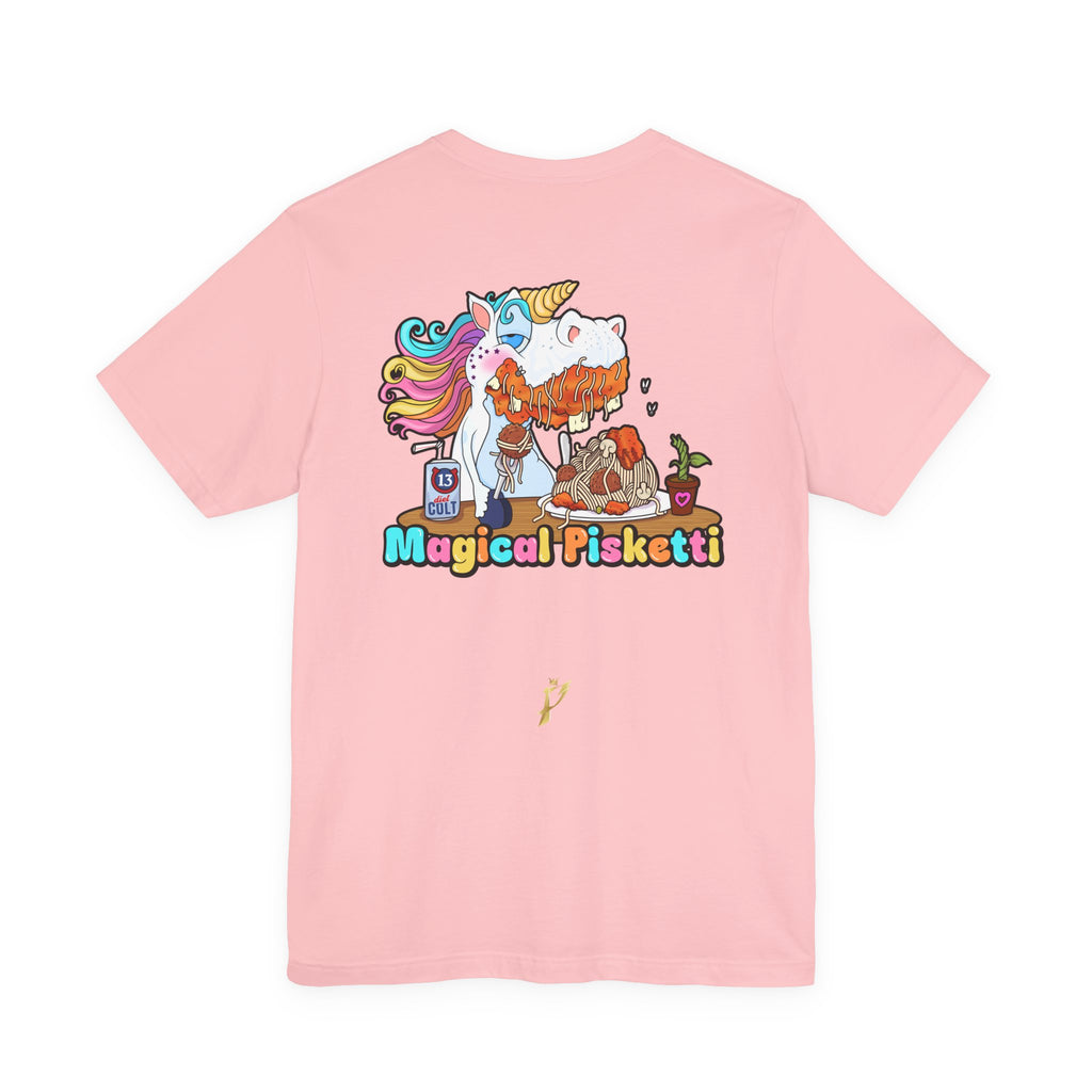 Unicorn Pasta Tee — "Magical Pisketti" Graphic T-Shirt