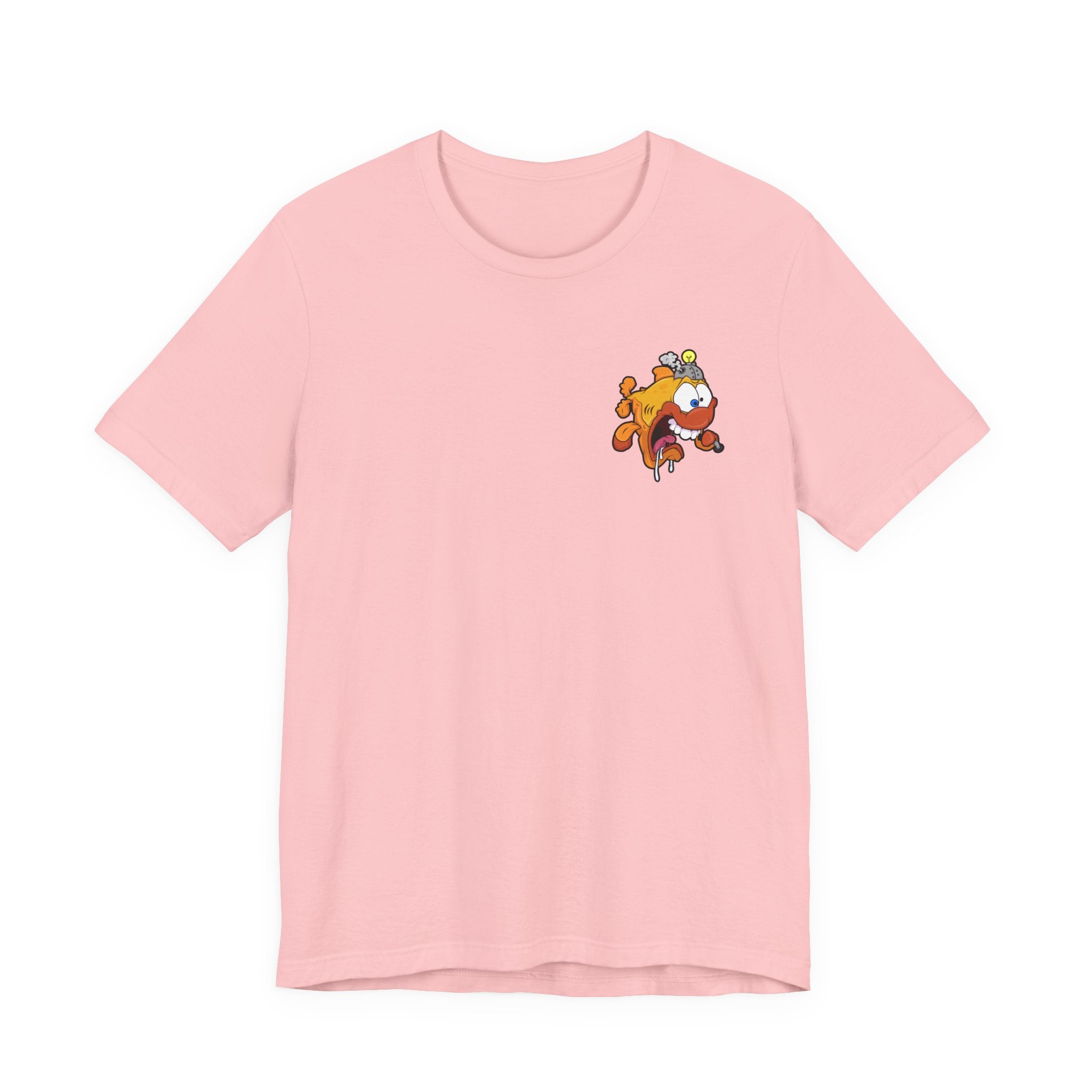 Jellyfish Attack Graphic Tee — Fun Cartoon Surfing Fish Shirt