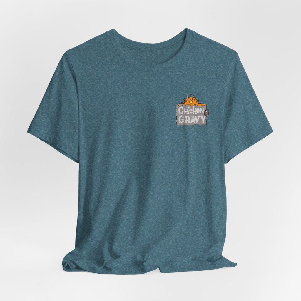 Chicken & Gravy Band Tee — Vintage Rock Music Graphic T-Shirt