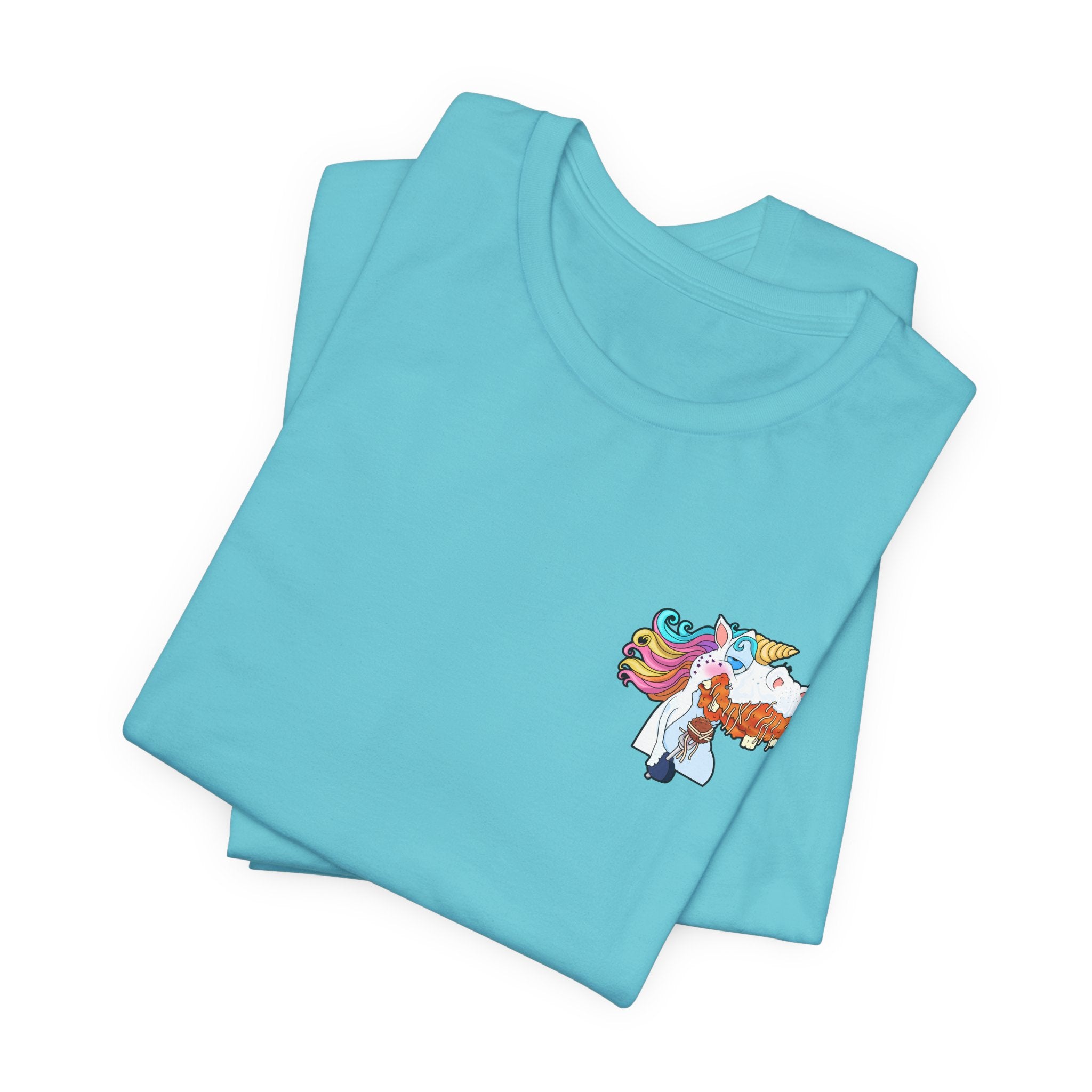 Unicorn Pasta Tee — "Magical Pisketti" Graphic T-Shirt