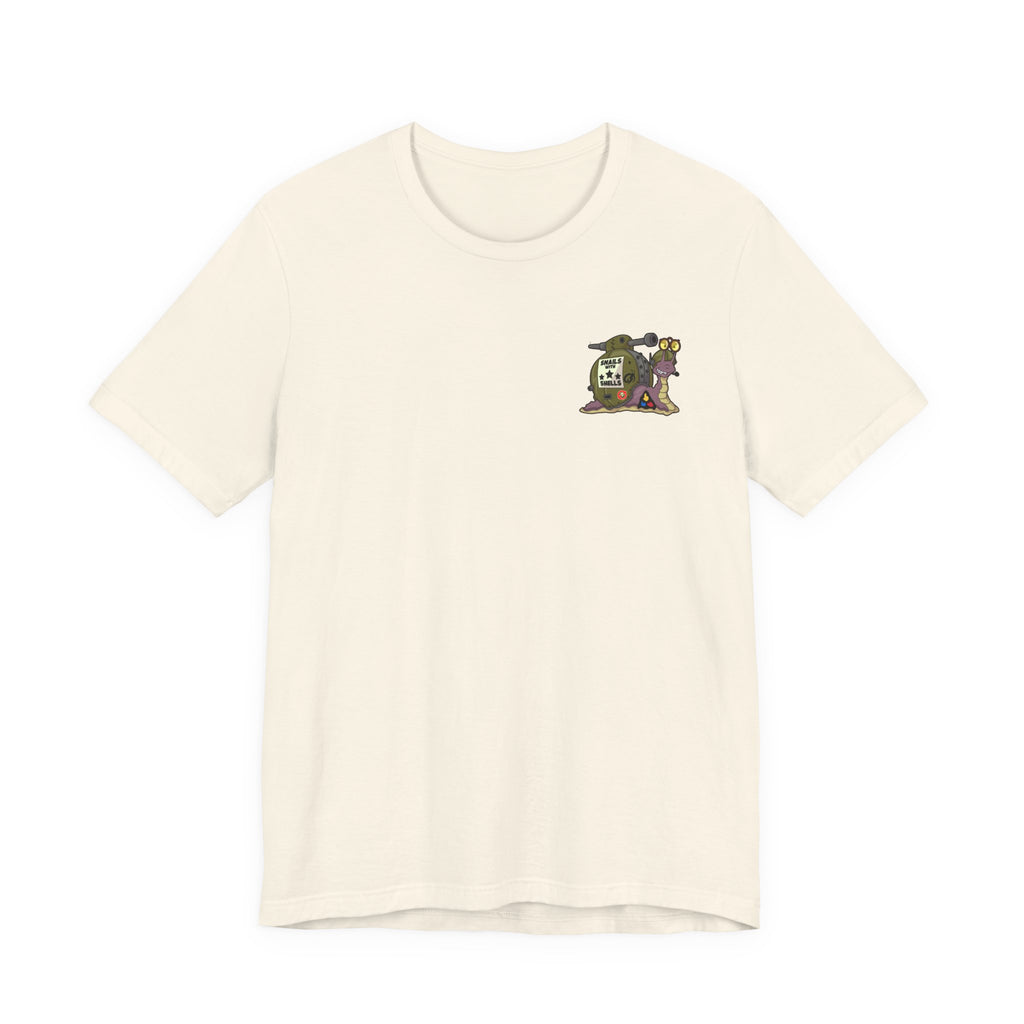 Snails With Shells Tank T-Shirt — Cute Military Snail Graphic Tee