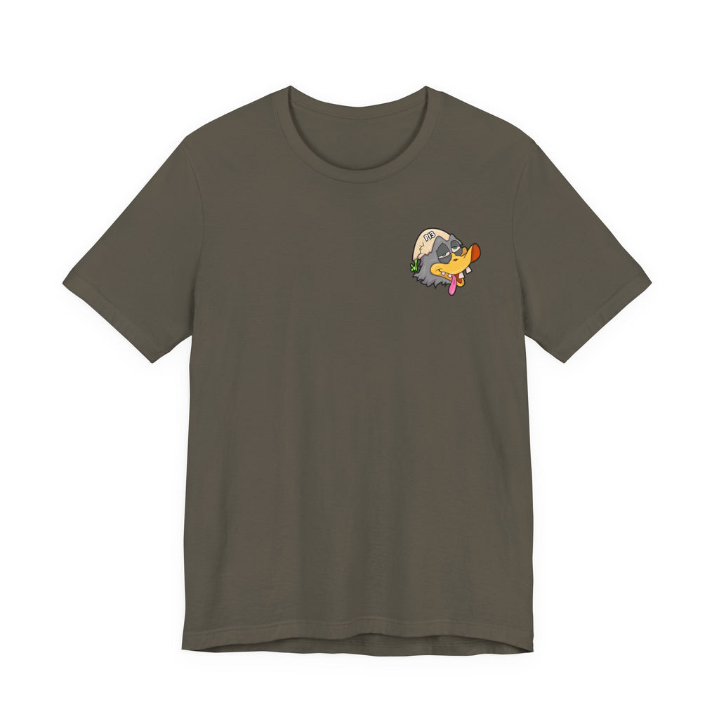 Balut Duck Graphic Tee — Cute Cartoon Egg & Duck Design
