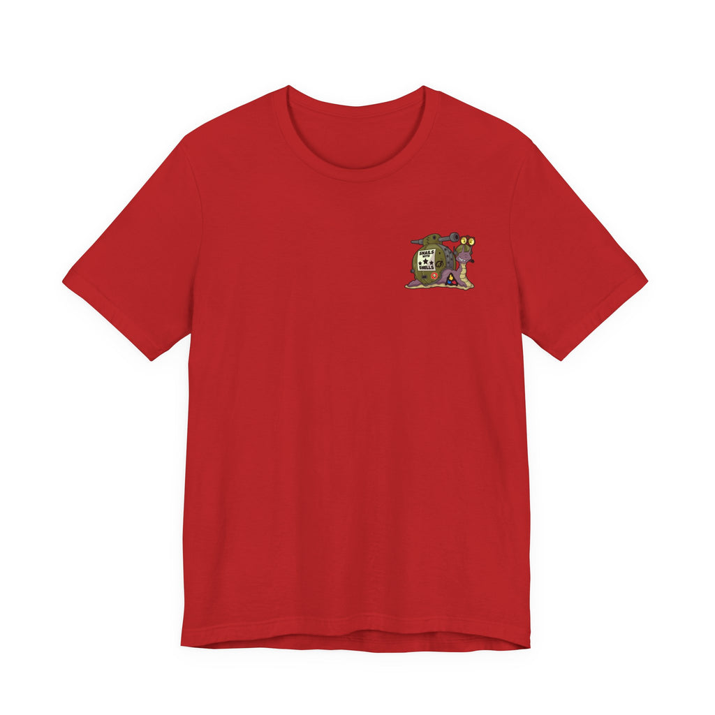 Snails With Shells Tank T-Shirt — Cute Military Snail Graphic Tee