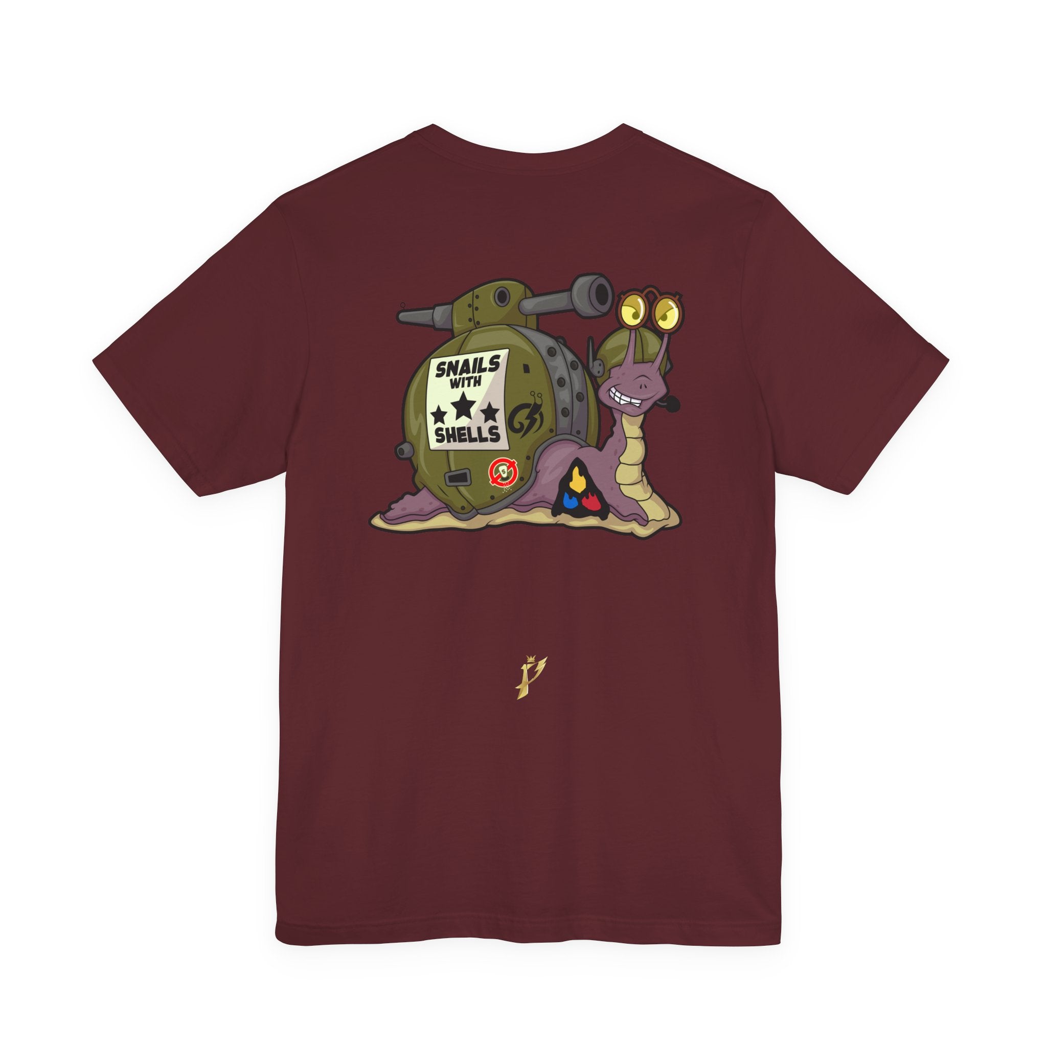 Snails With Shells Tank T-Shirt — Cute Military Snail Graphic Tee