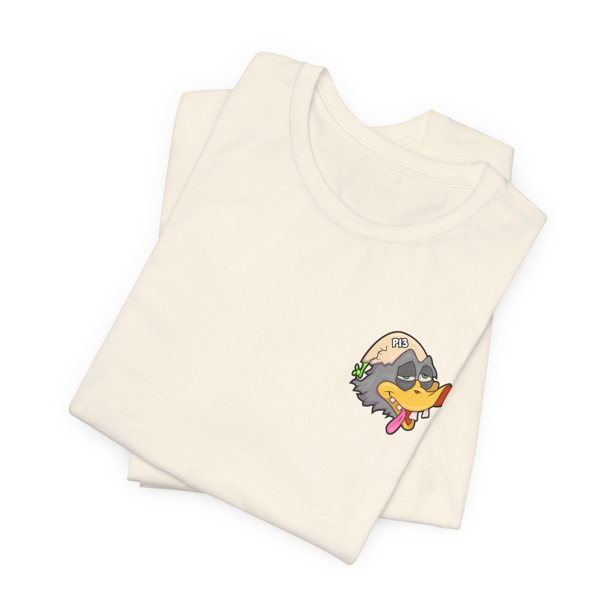 Balut Duck Graphic Tee — Cute Cartoon Egg & Duck Design