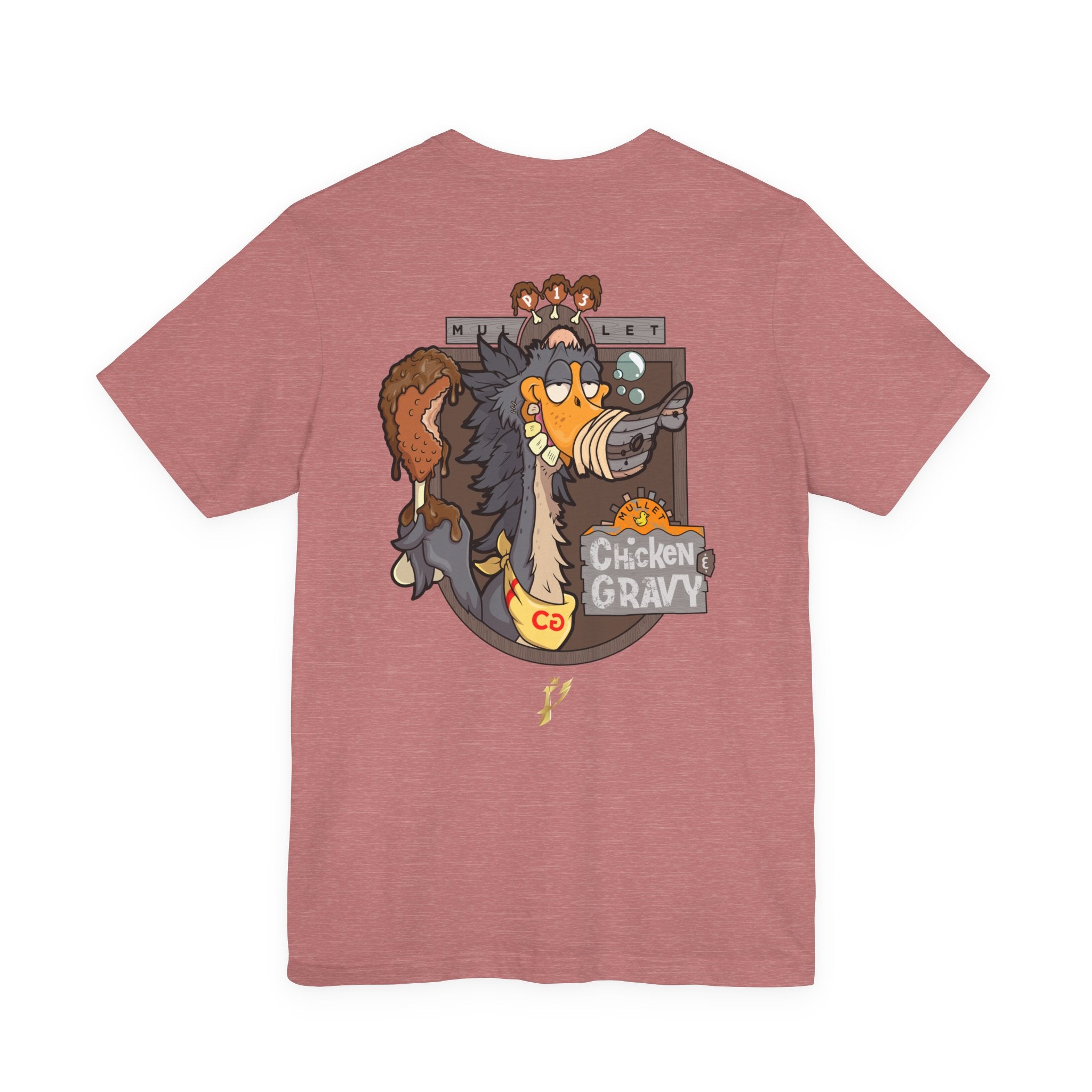 Chicken & Gravy Band Tee — Vintage Rock Music Graphic T-Shirt