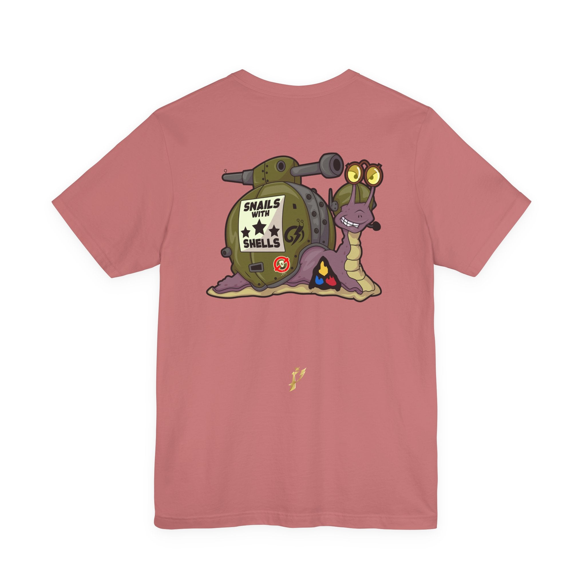 Snails With Shells Tank T-Shirt — Cute Military Snail Graphic Tee