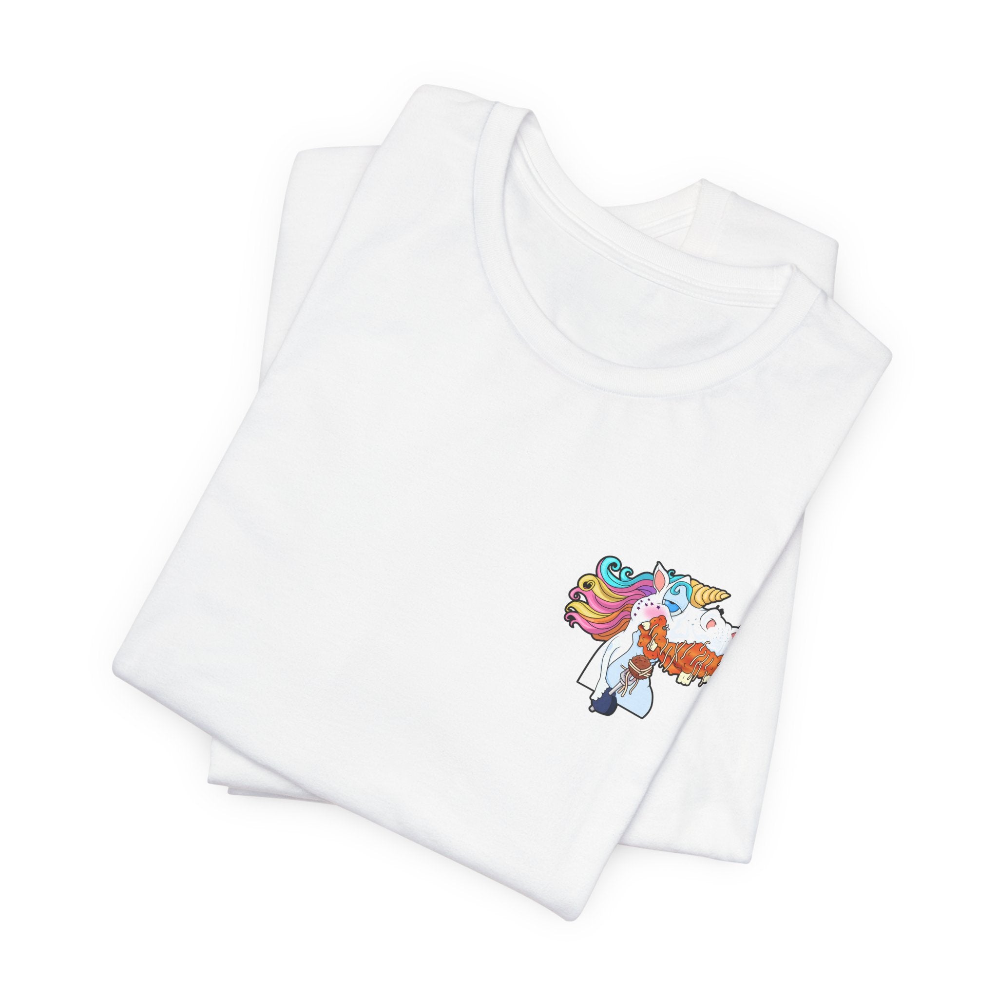 Unicorn Pasta Tee — "Magical Pisketti" Graphic T-Shirt