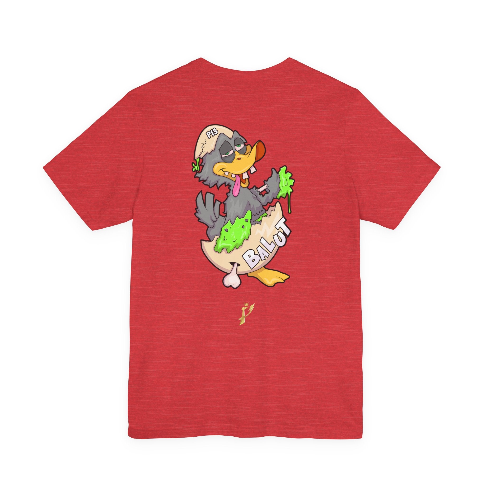 Balut Duck Graphic Tee — Cute Cartoon Egg & Duck Design
