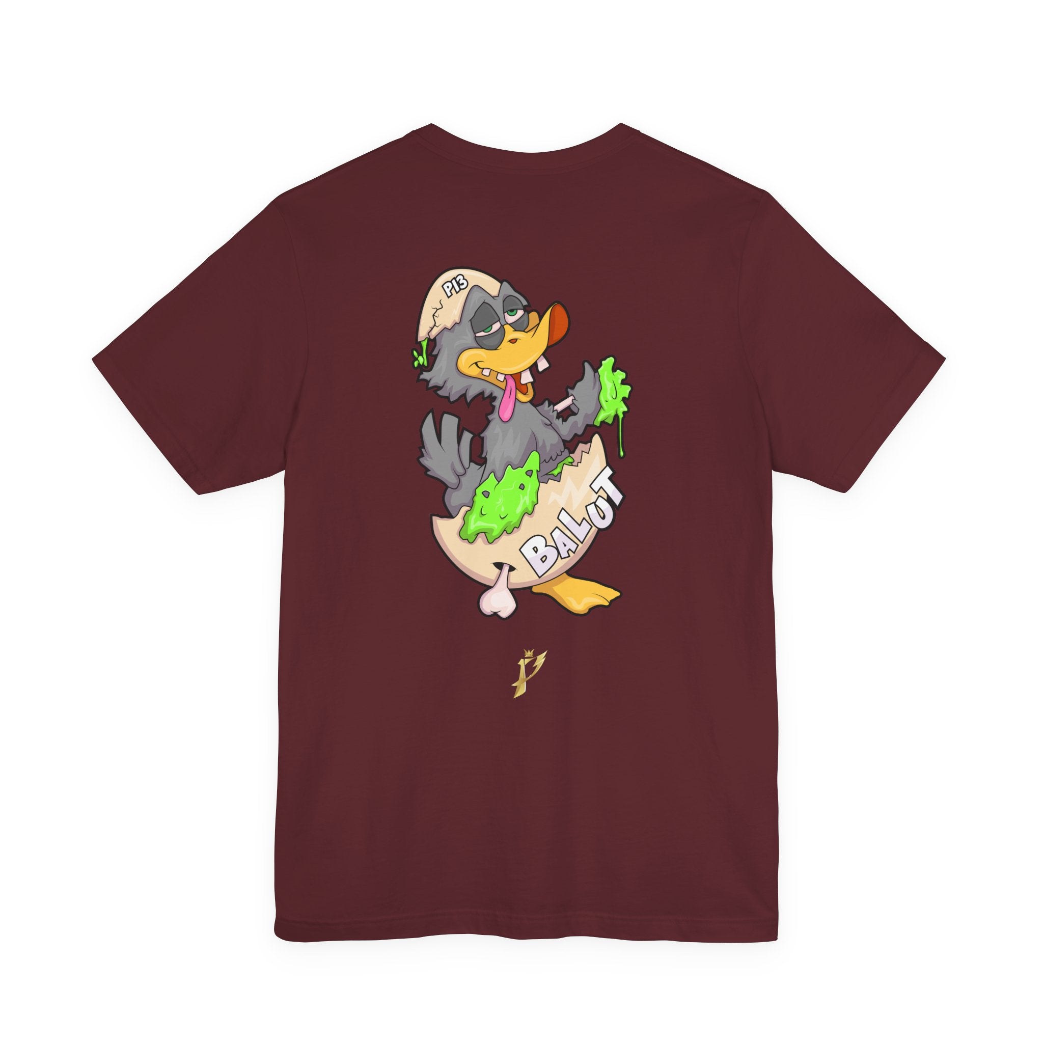 Balut Duck Graphic Tee — Cute Cartoon Egg & Duck Design