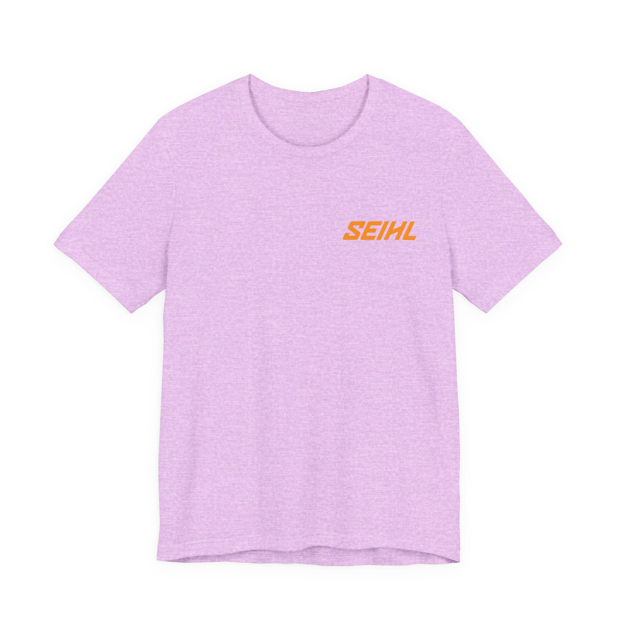 Chainsaw Seihl Cartoon Tee — 'SEIHL' Graphic Short Sleeve T-Shirt