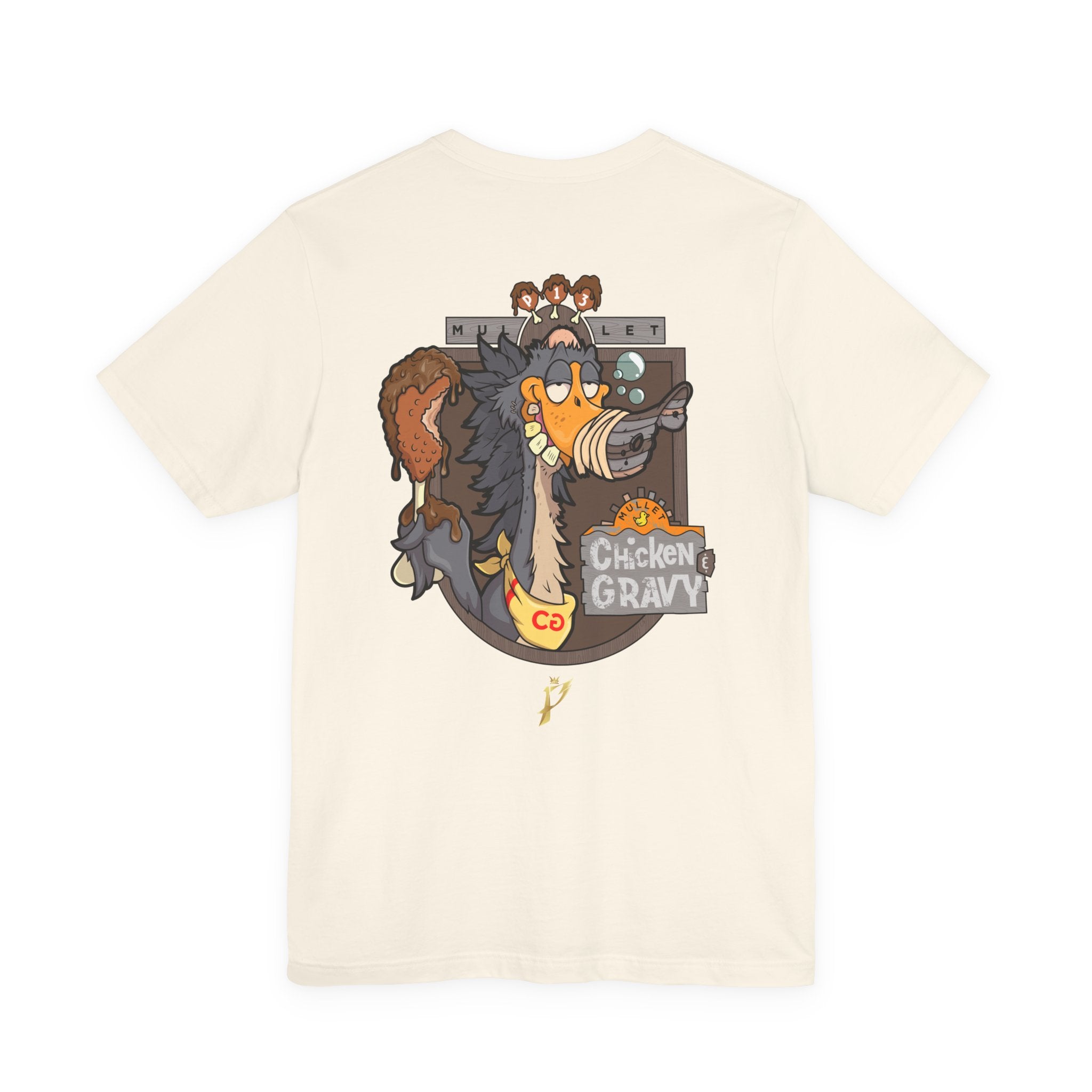 Chicken & Gravy Band Tee — Vintage Rock Music Graphic T-Shirt