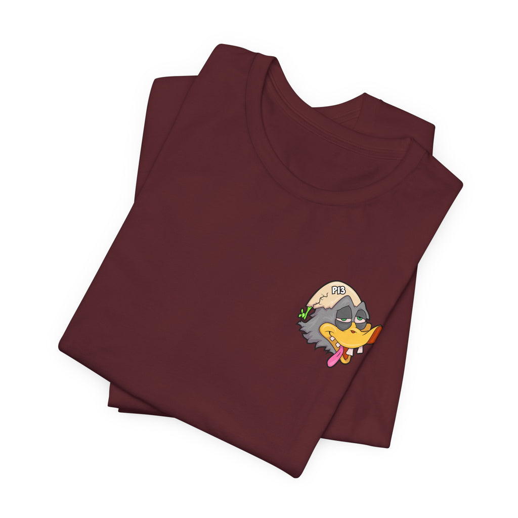 Balut Duck Graphic Tee — Cute Cartoon Egg & Duck Design