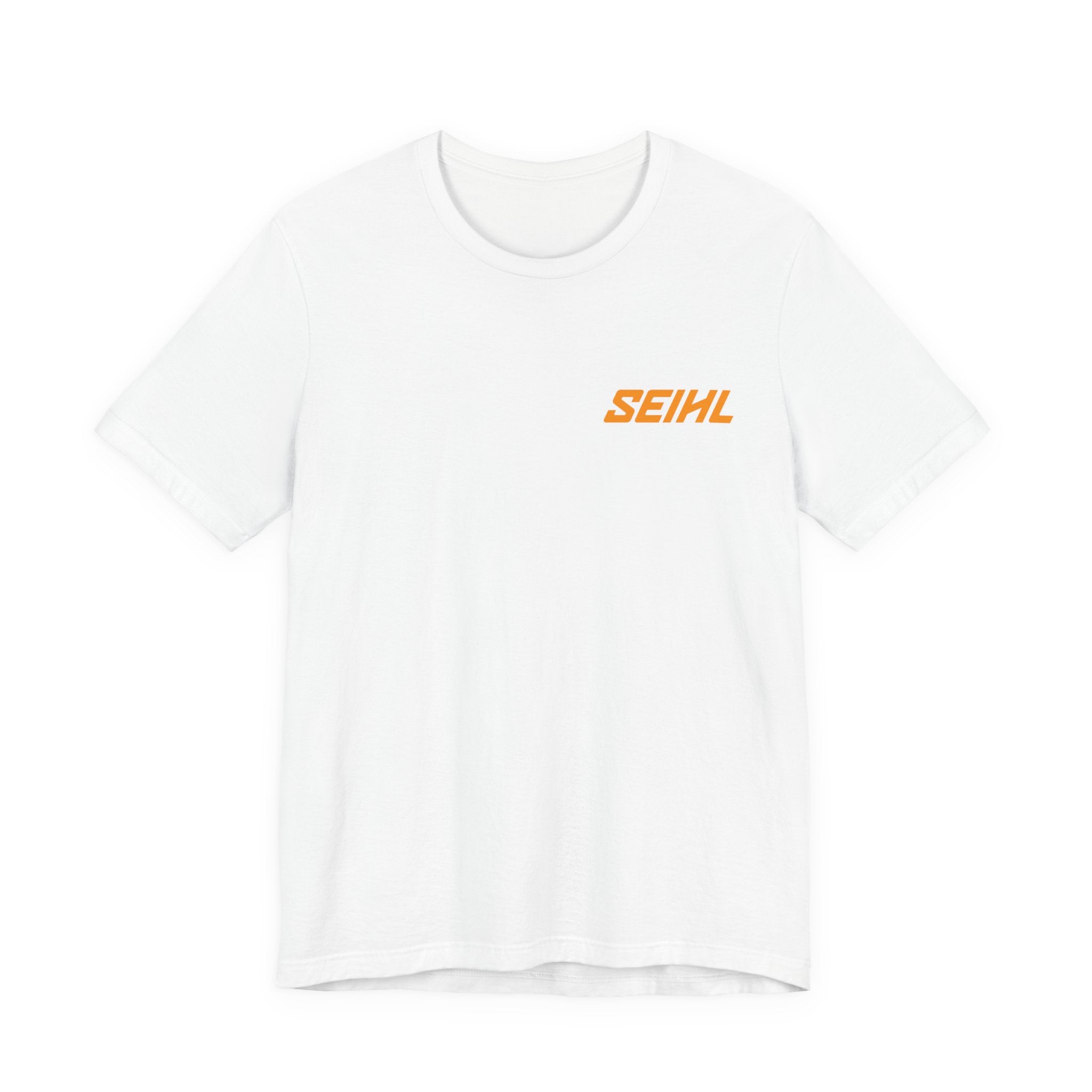 Chainsaw Seihl Cartoon Tee — 'SEIHL' Graphic Short Sleeve T-Shirt
