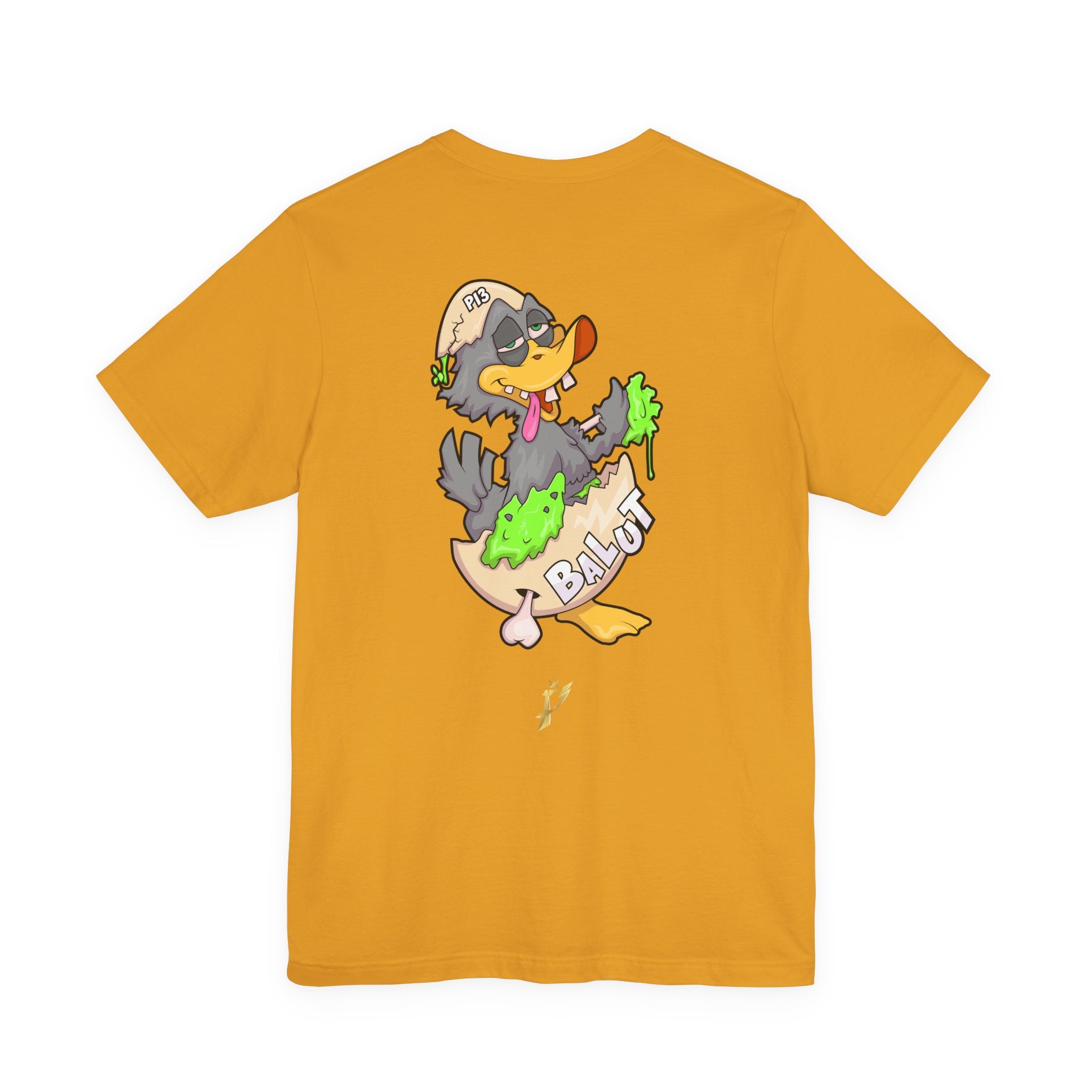 Balut Duck Graphic Tee — Cute Cartoon Egg & Duck Design