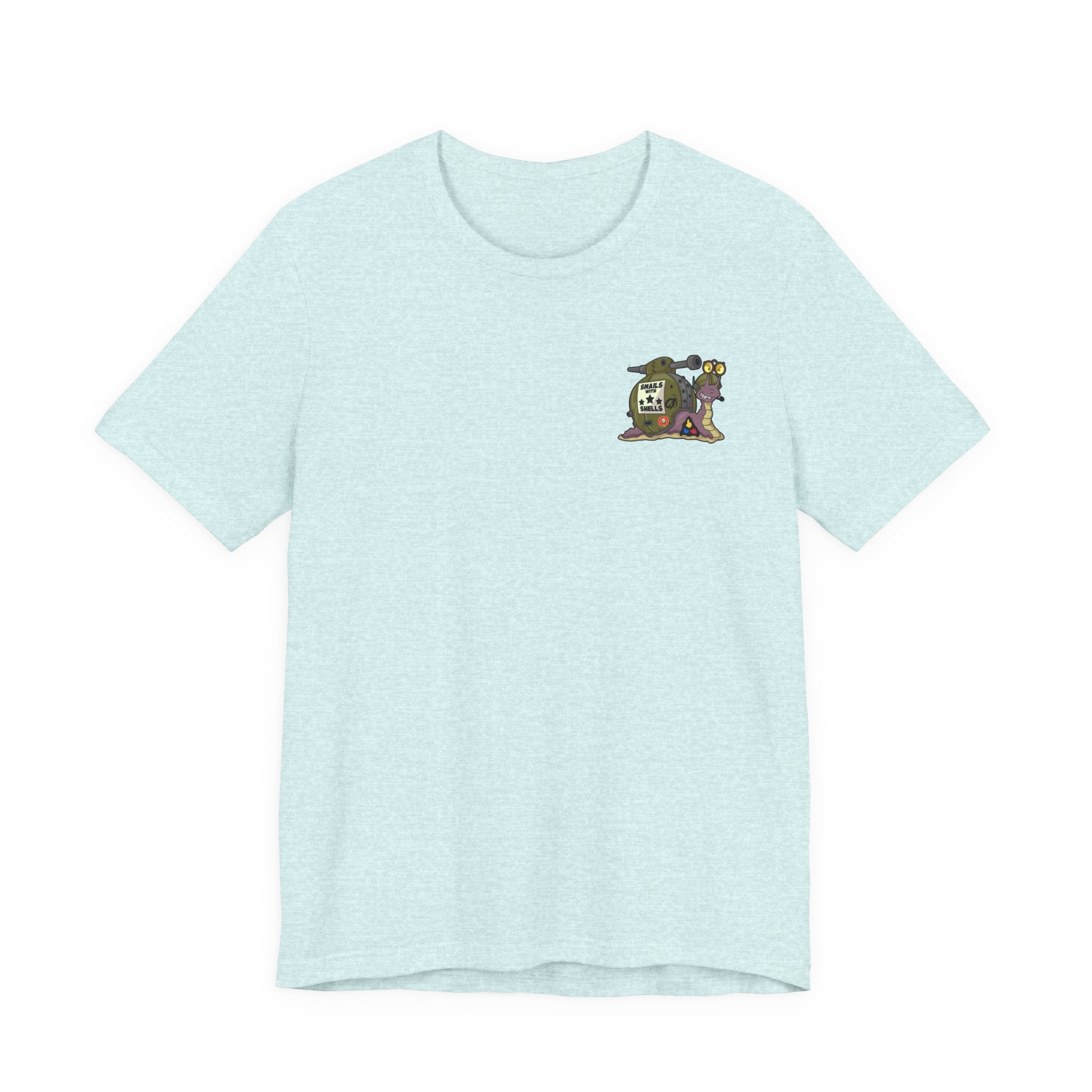 Snails With Shells Tank T-Shirt — Cute Military Snail Graphic Tee