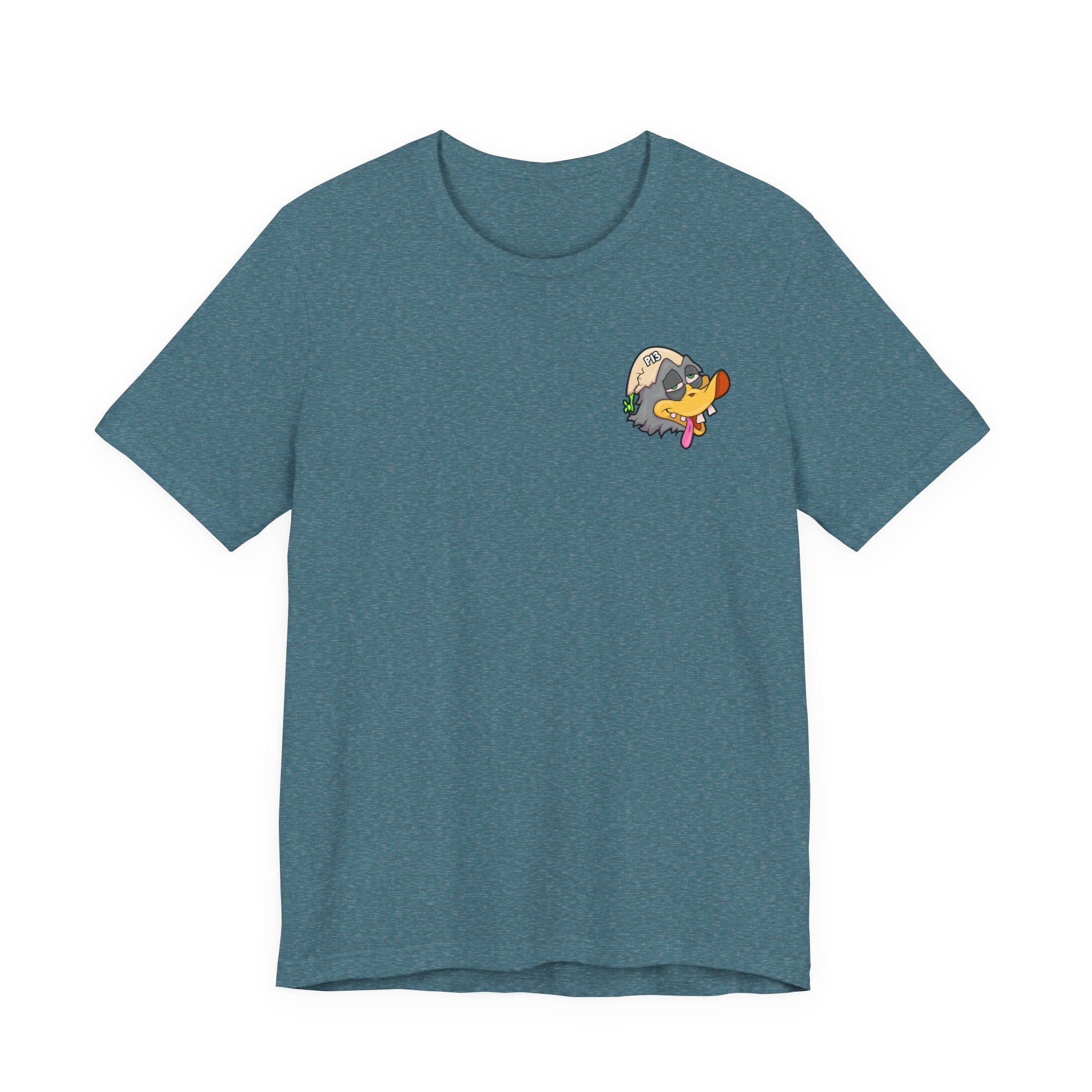 Balut Duck Graphic Tee — Cute Cartoon Egg & Duck Design