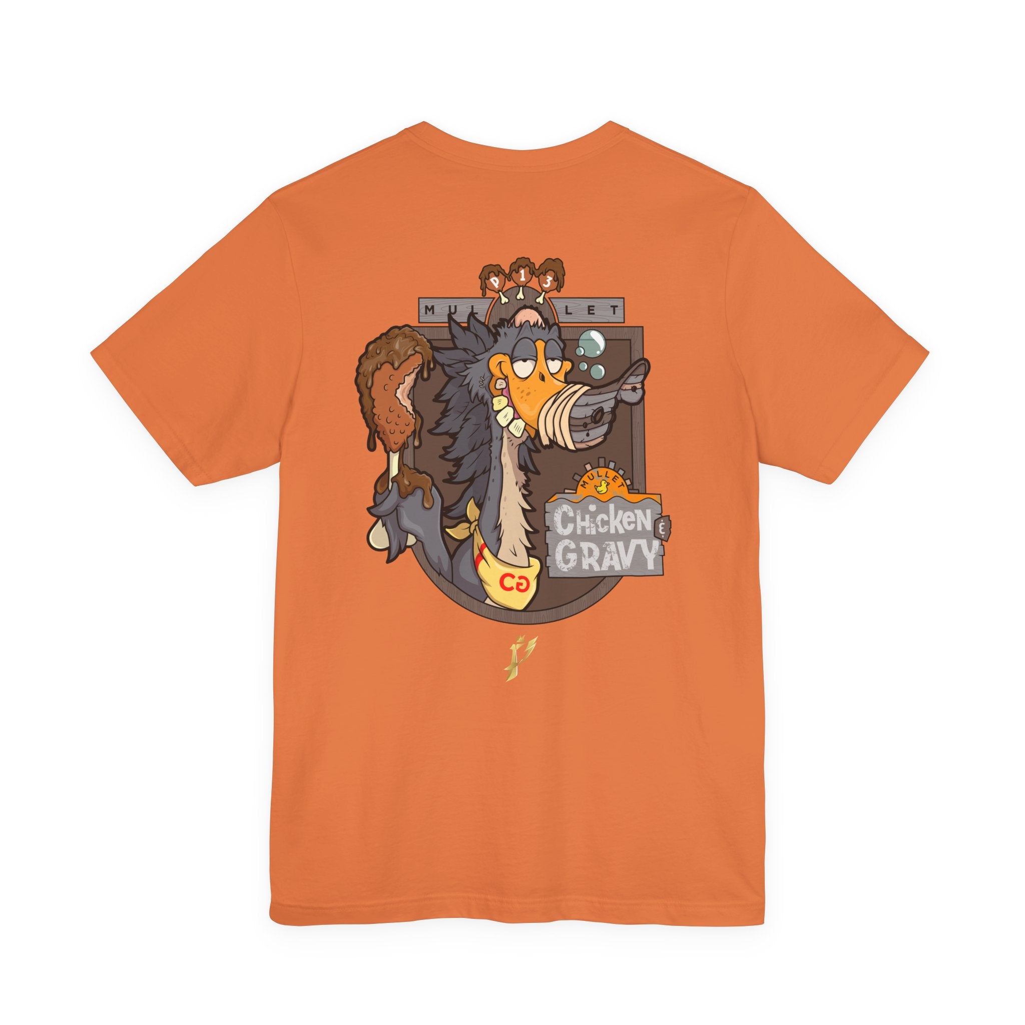 Chicken & Gravy Band Tee — Vintage Rock Music Graphic T-Shirt